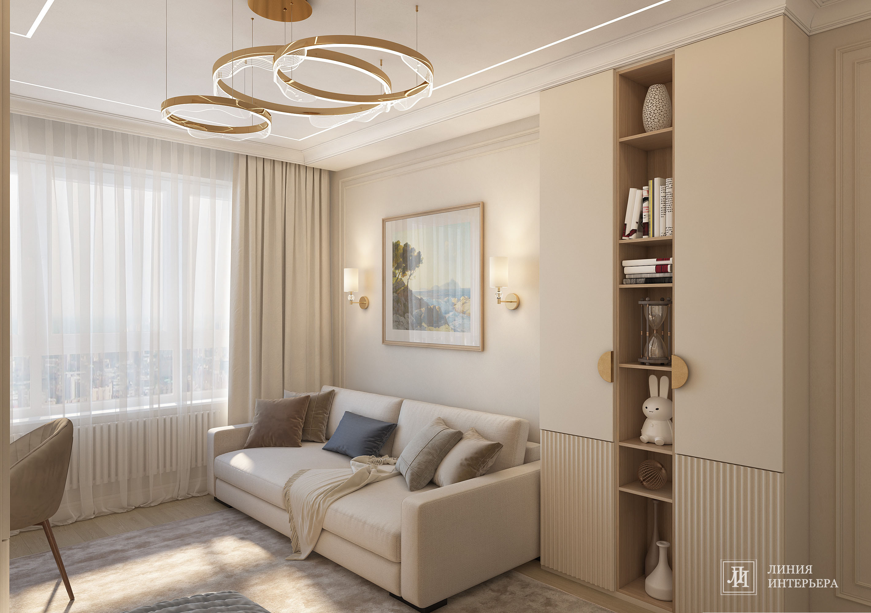 Дизайн квартиры в ЖК Аквилон