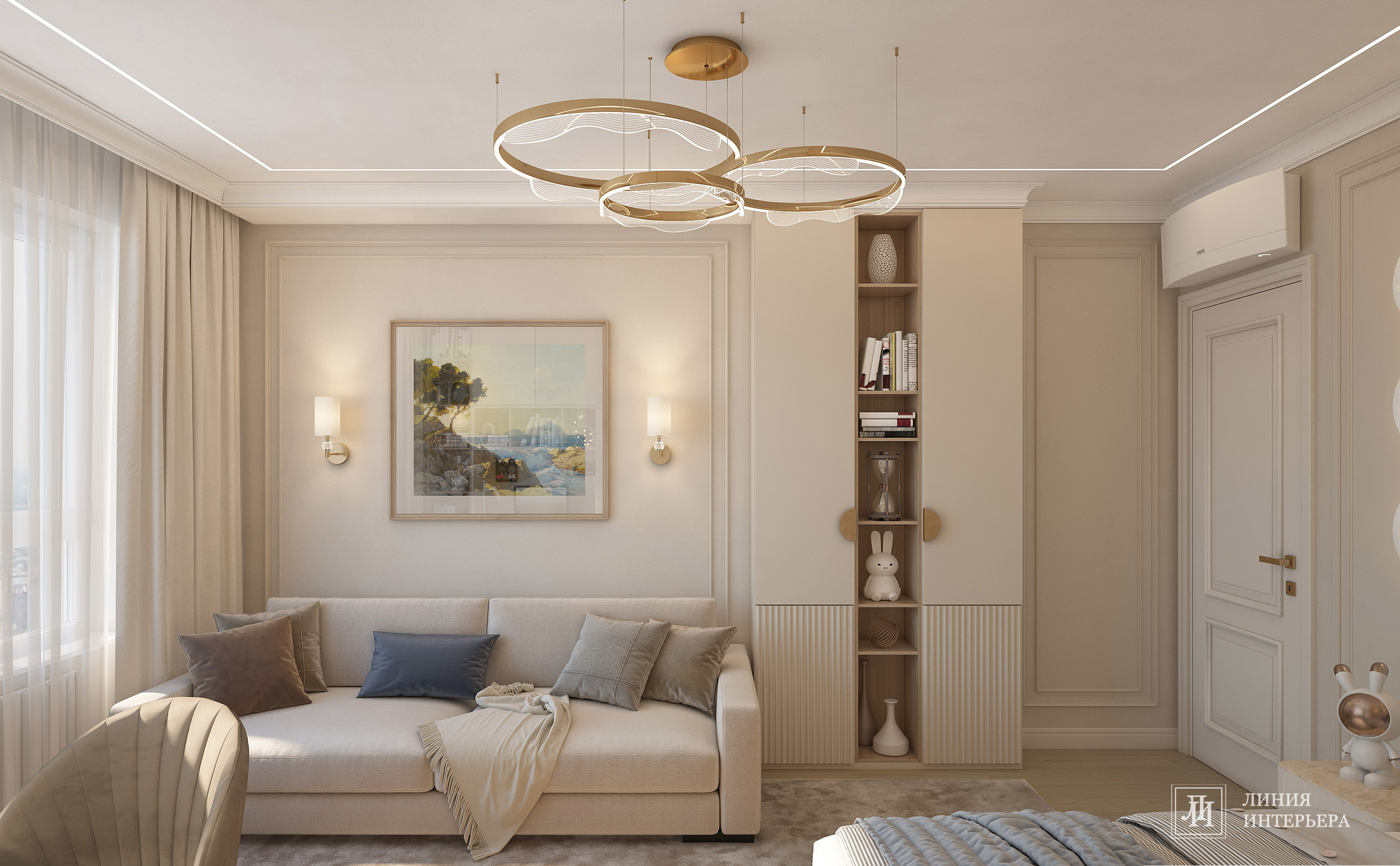 Дизайн квартиры в ЖК Аквилон