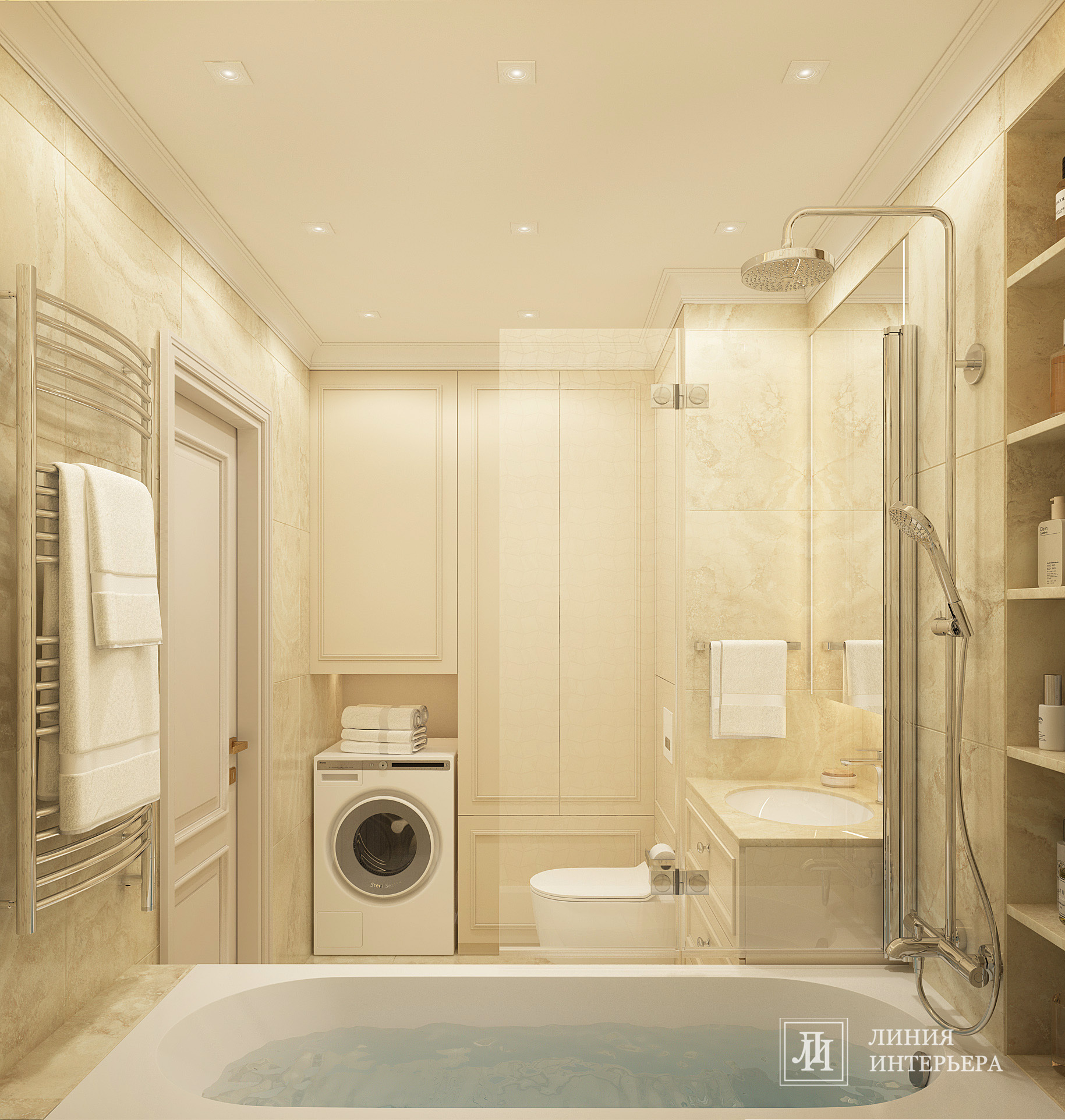 Дизайн квартиры в ЖК Аквилон