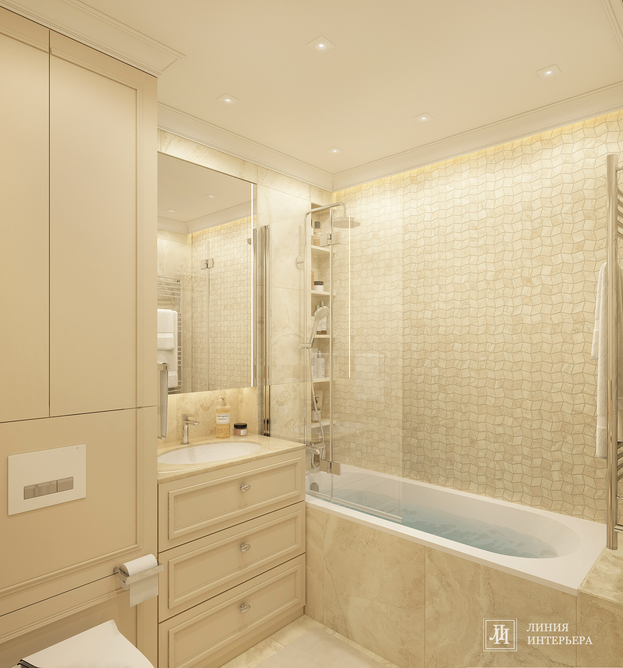 Дизайн квартиры в ЖК Аквилон