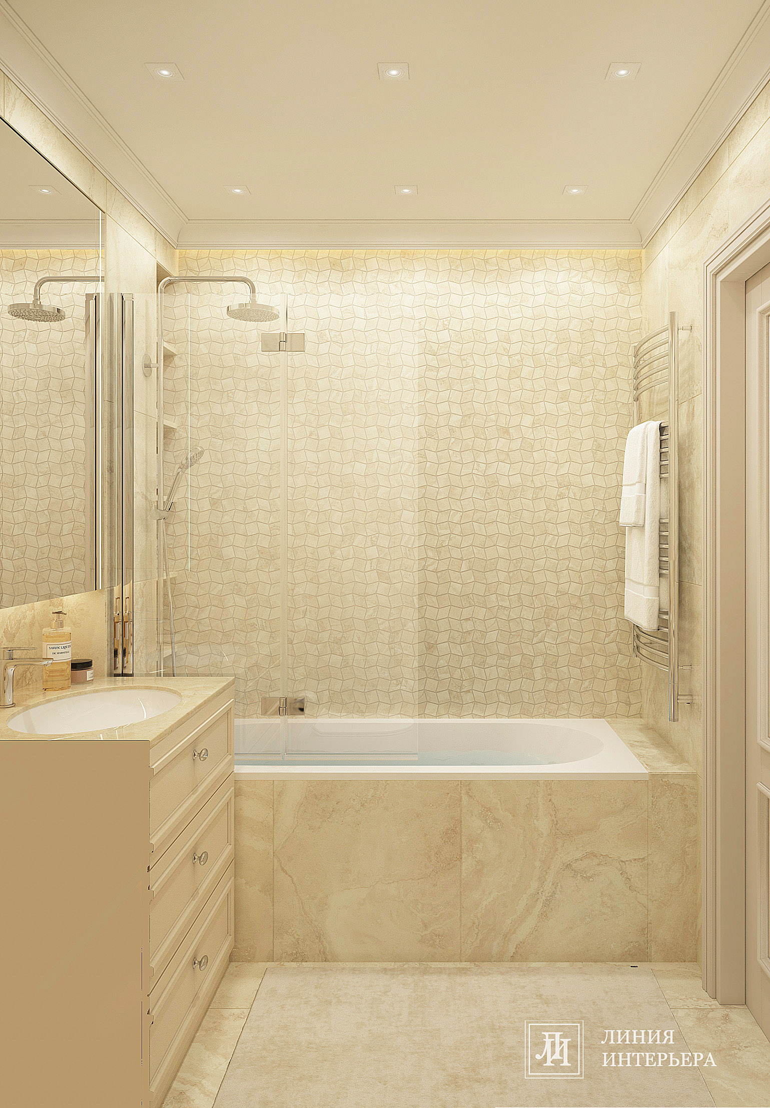 Дизайн квартиры в ЖК Аквилон