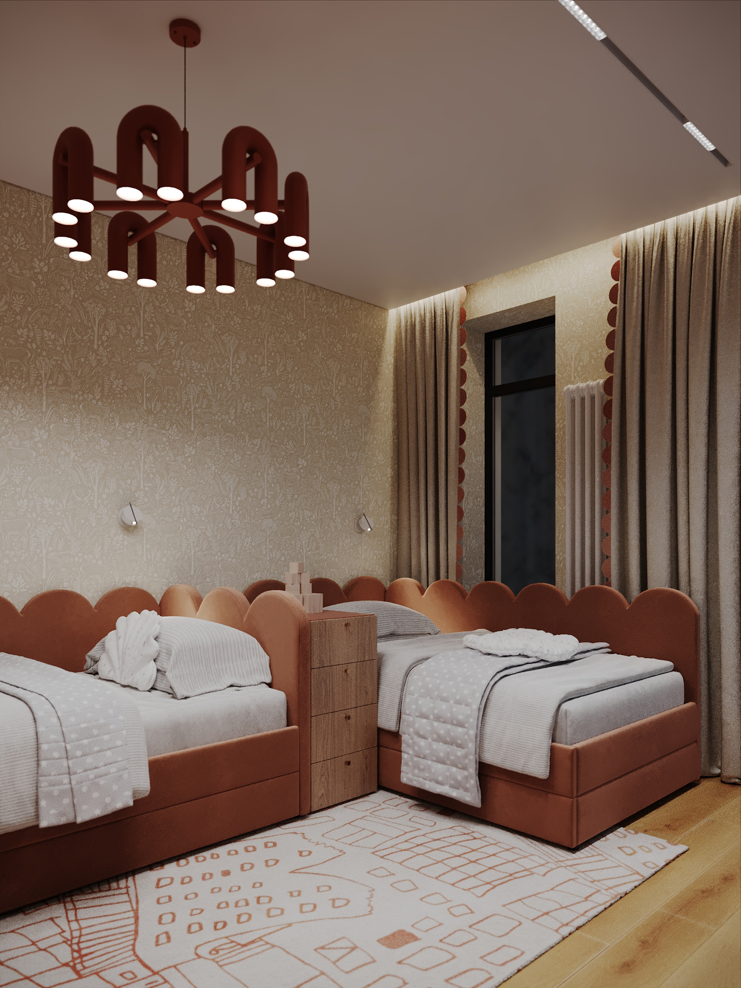 Интерьер дома в современном русском стиле