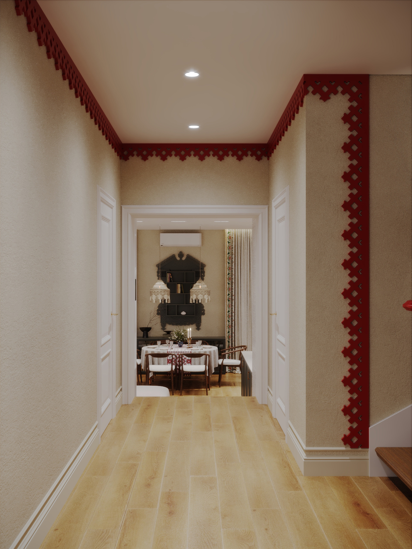 Интерьер дома в современном русском стиле