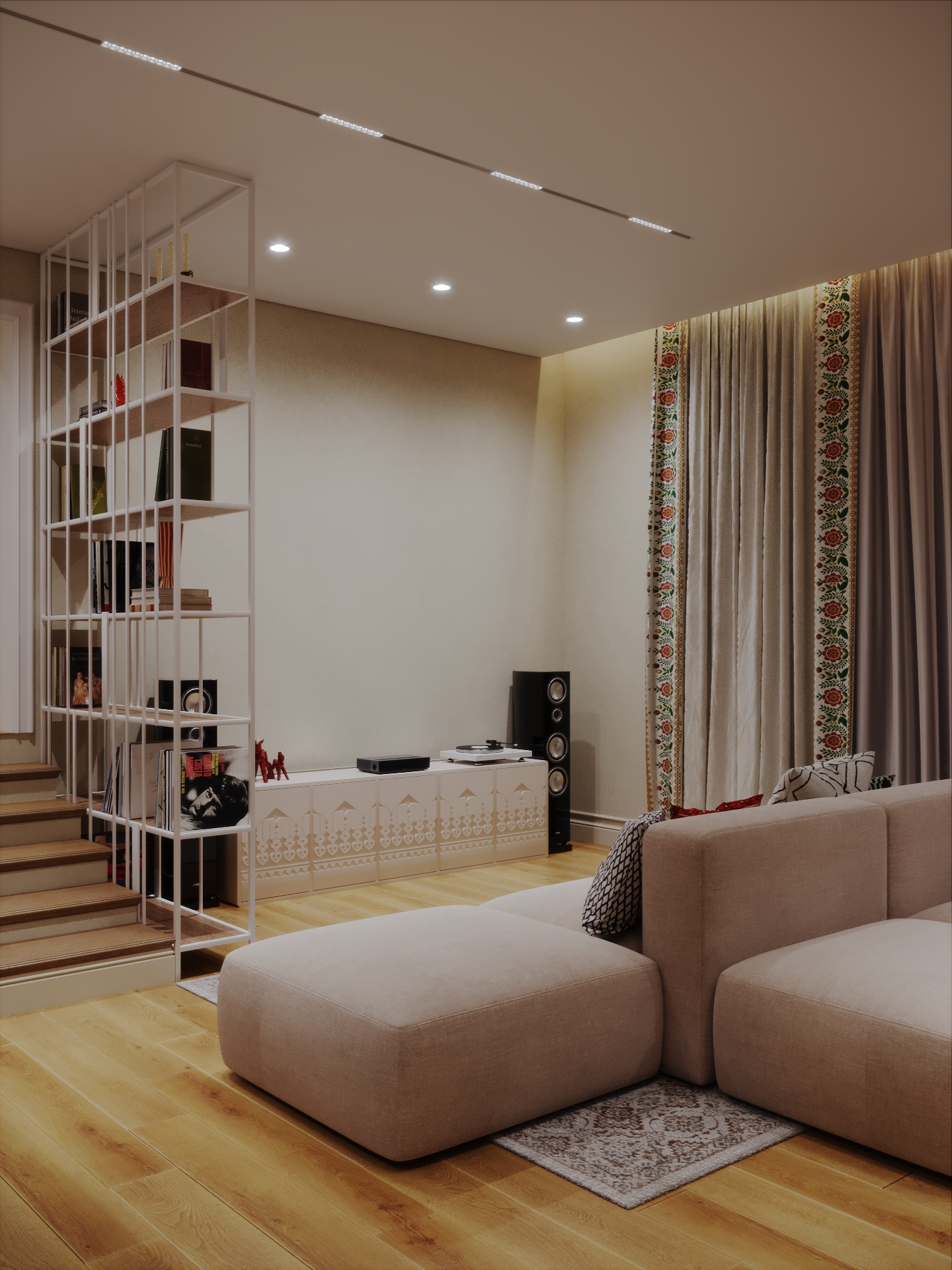 Интерьер дома в современном русском стиле