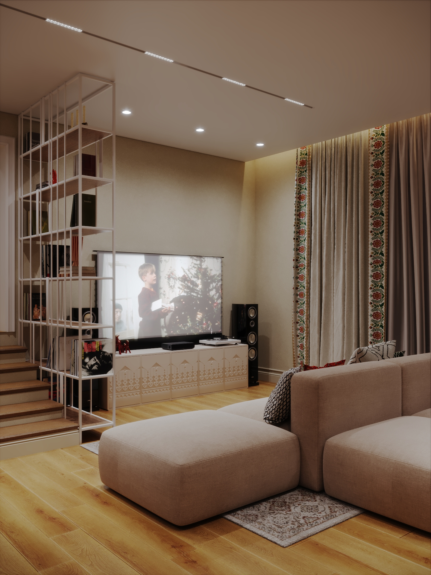 Интерьер дома в современном русском стиле