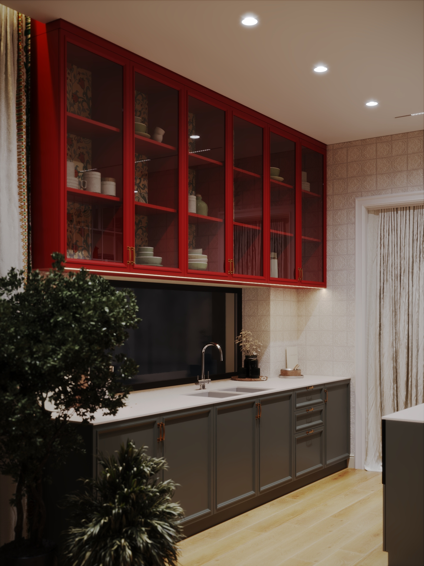 Интерьер дома в современном русском стиле