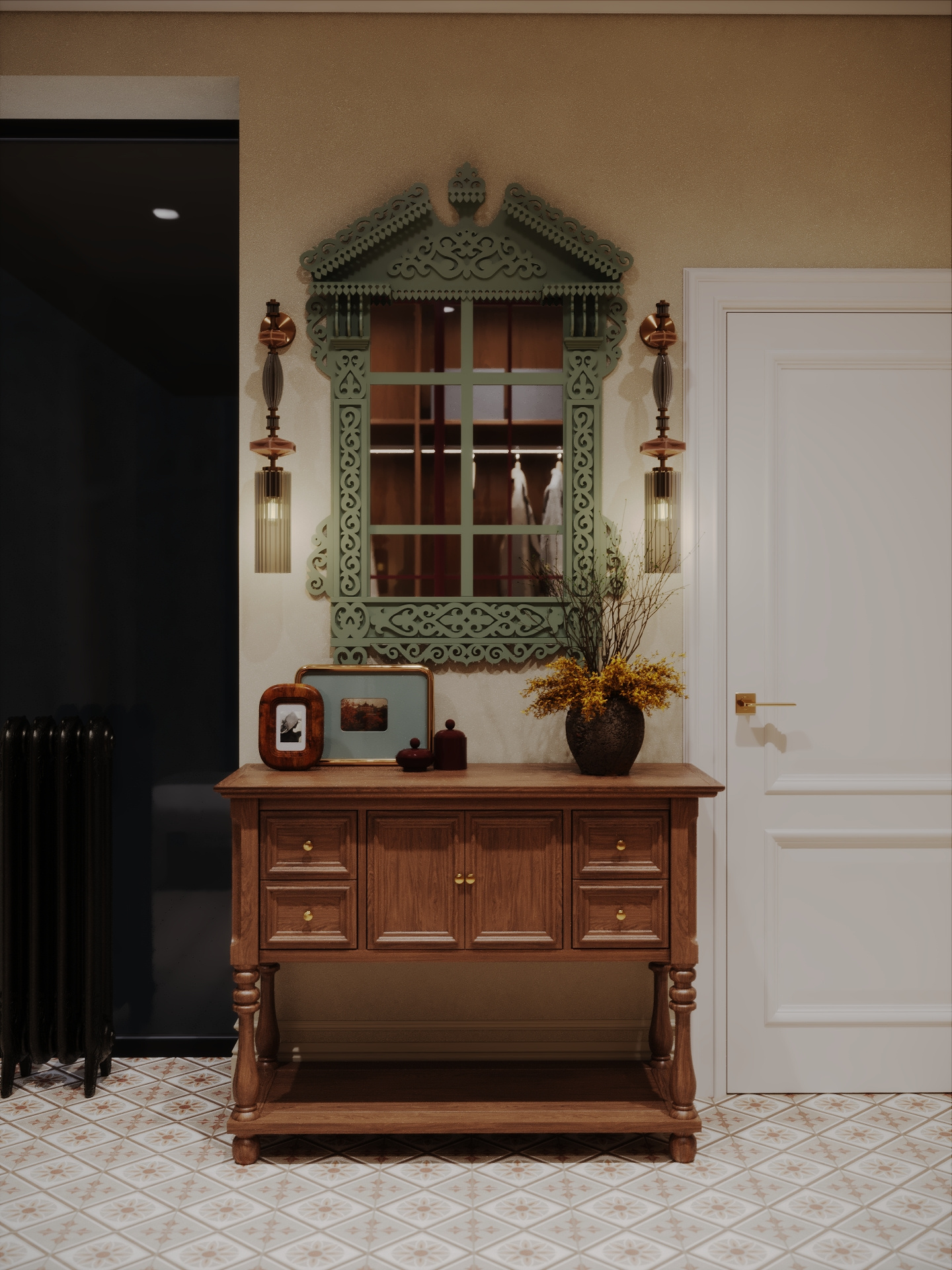 Интерьер дома в современном русском стиле