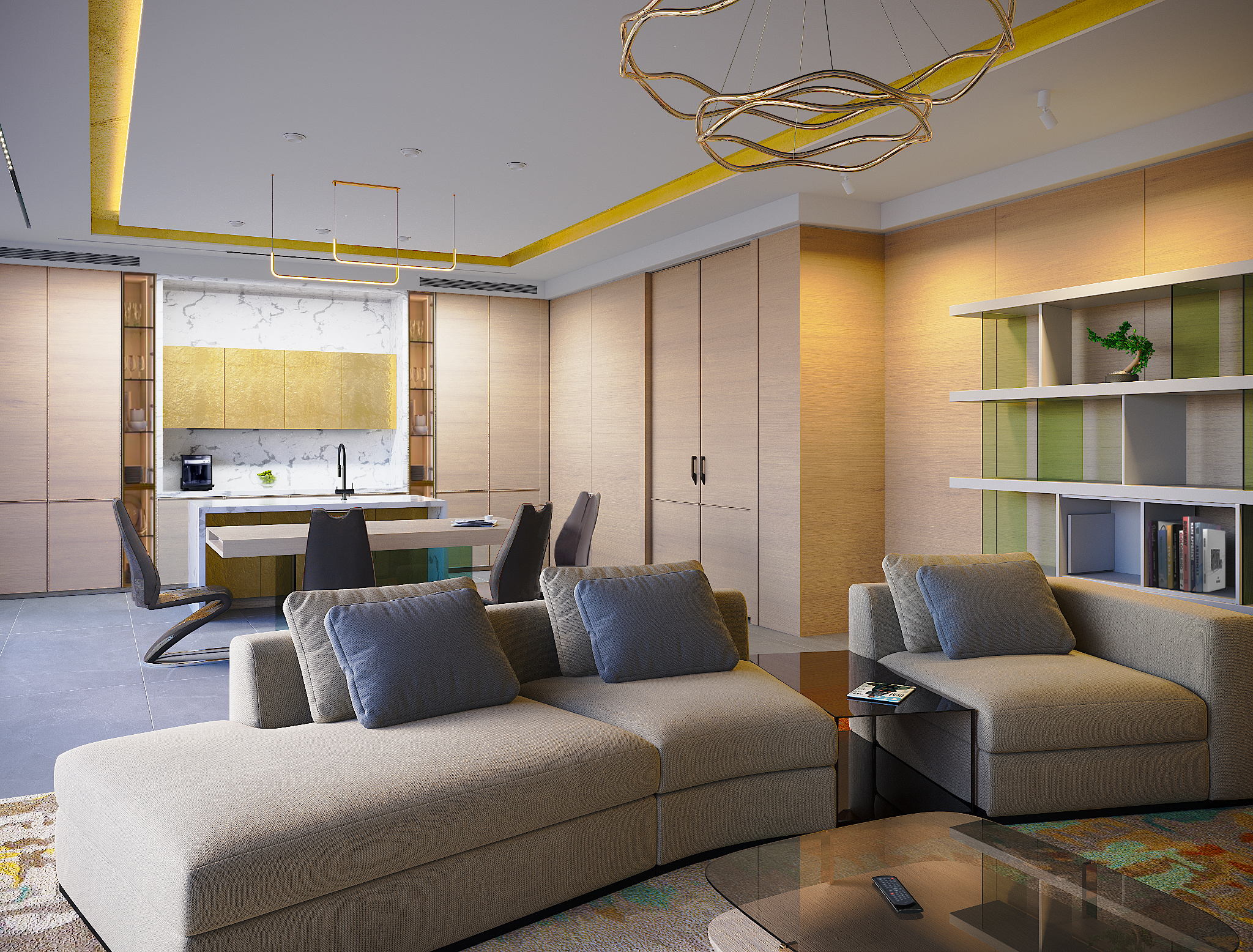 Обложка проекта: Апартаменты в комплексе "Москва сити"