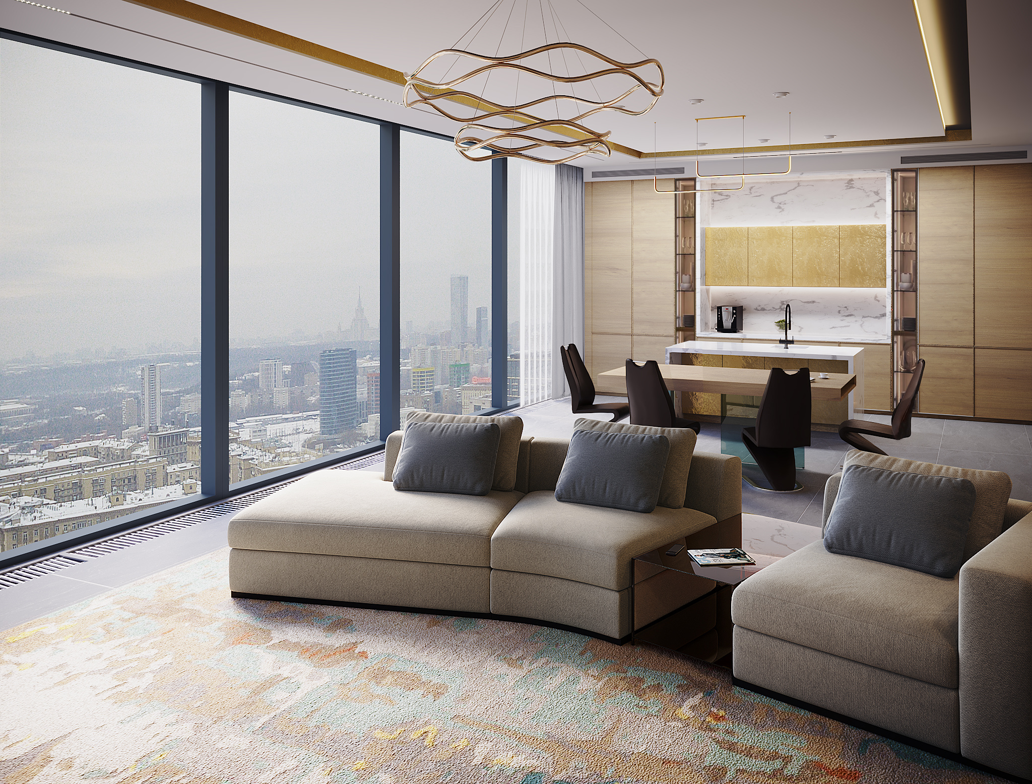 Апартаменты в комплексе "Москва сити"