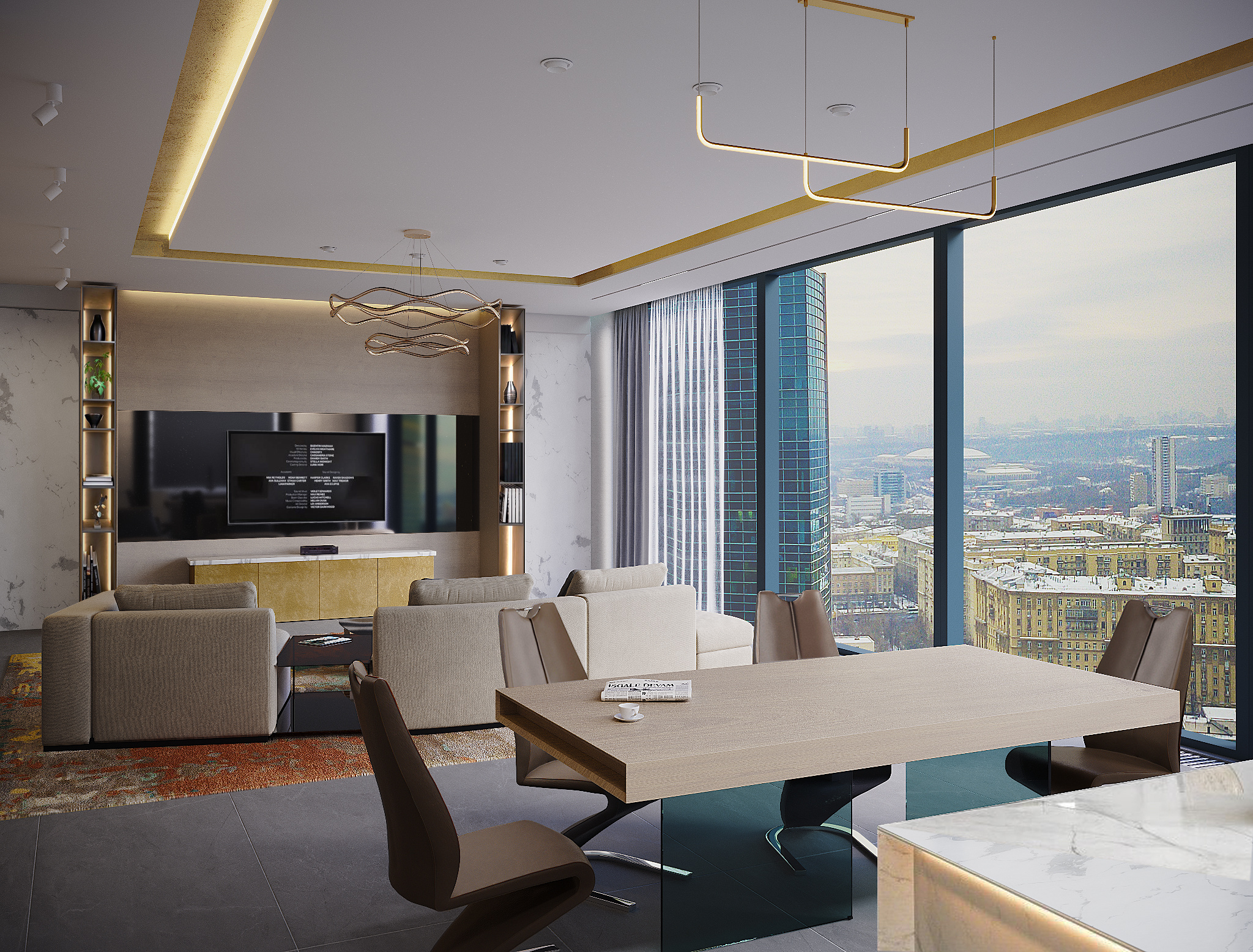 Апартаменты в комплексе "Москва сити"