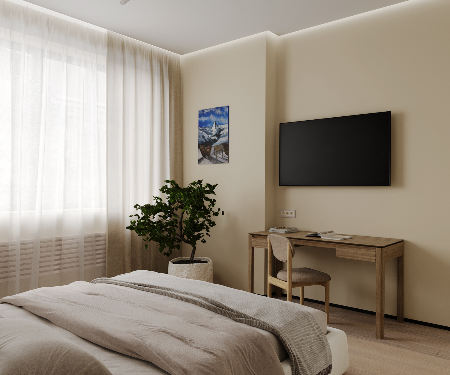 Квартира в стиле джапанди, ЖК Хедлайнер