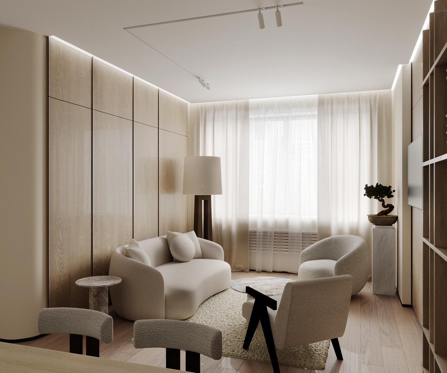 Квартира в стиле джапанди, ЖК Хедлайнер