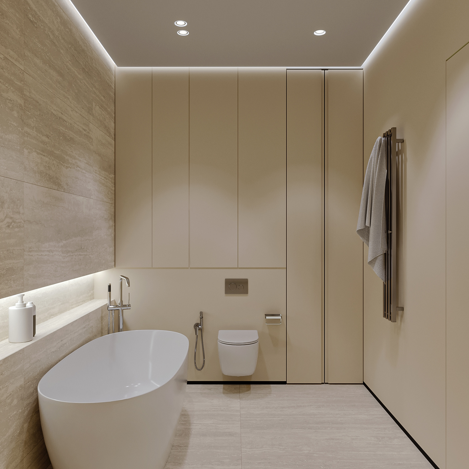 Квартира в стиле джапанди, ЖК Хедлайнер