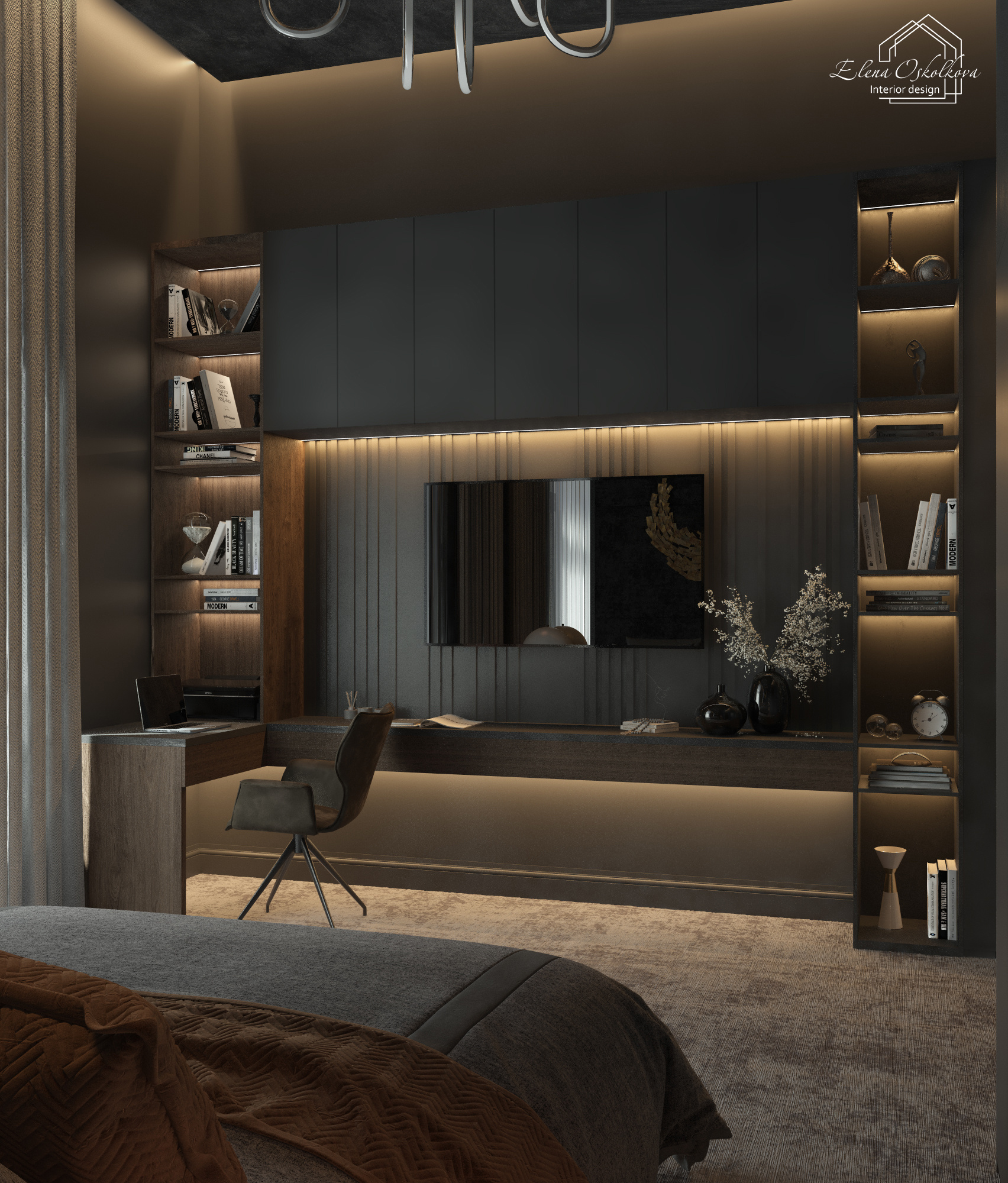 Золотая Луна: интерьер ночи