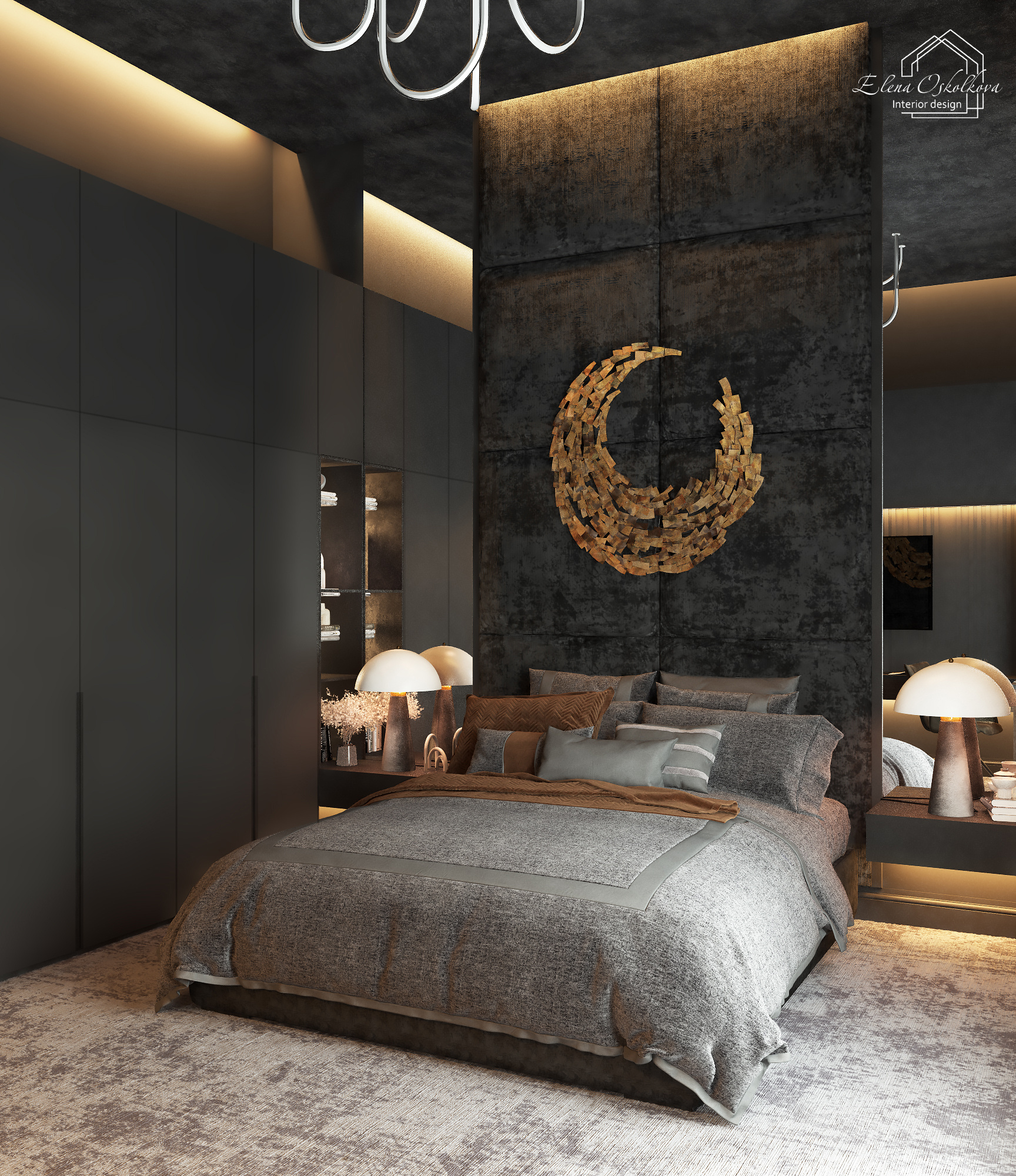 Золотая Луна: интерьер ночи