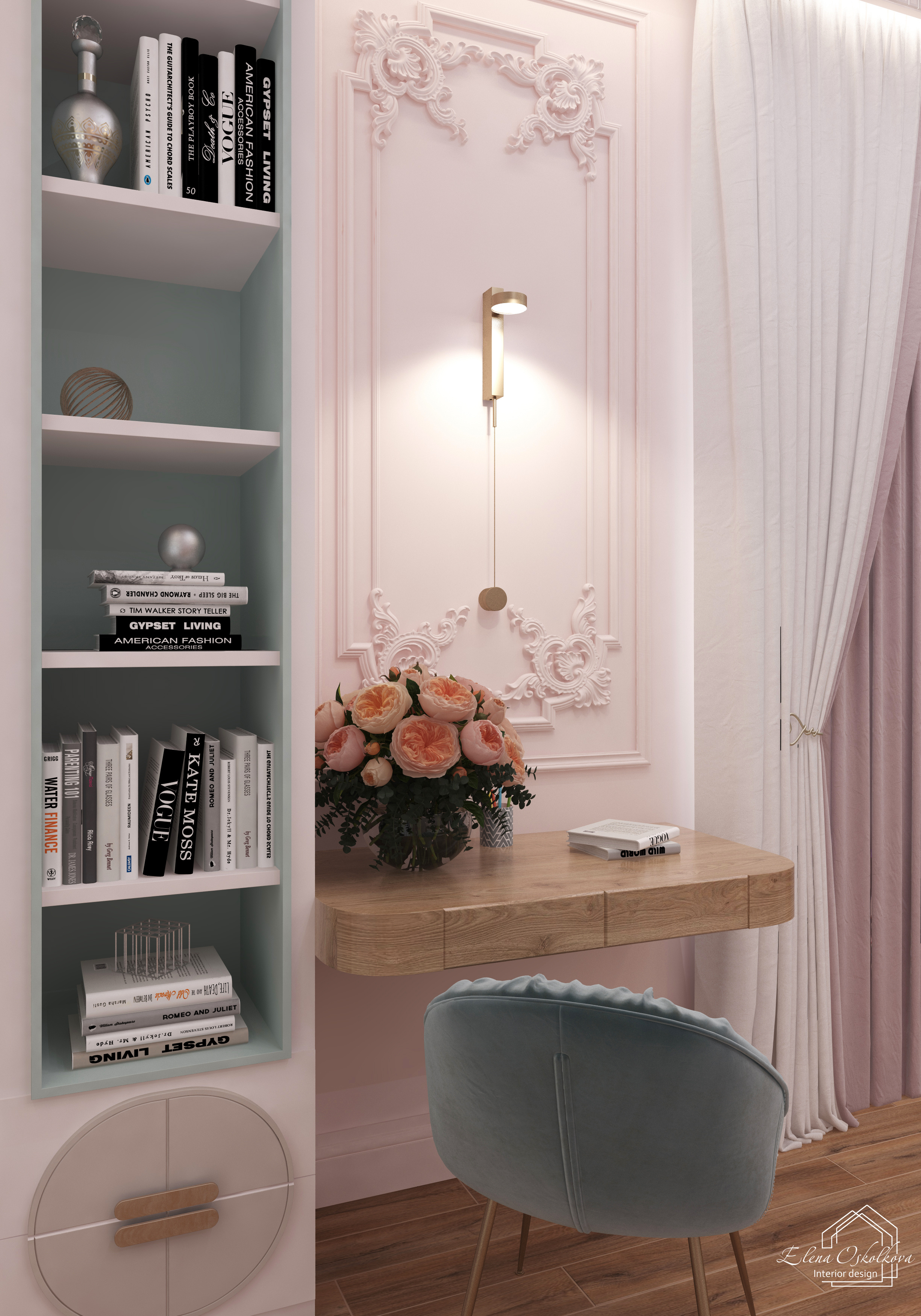 🎀 Детская комната для девочки в нежных тонах 🎀