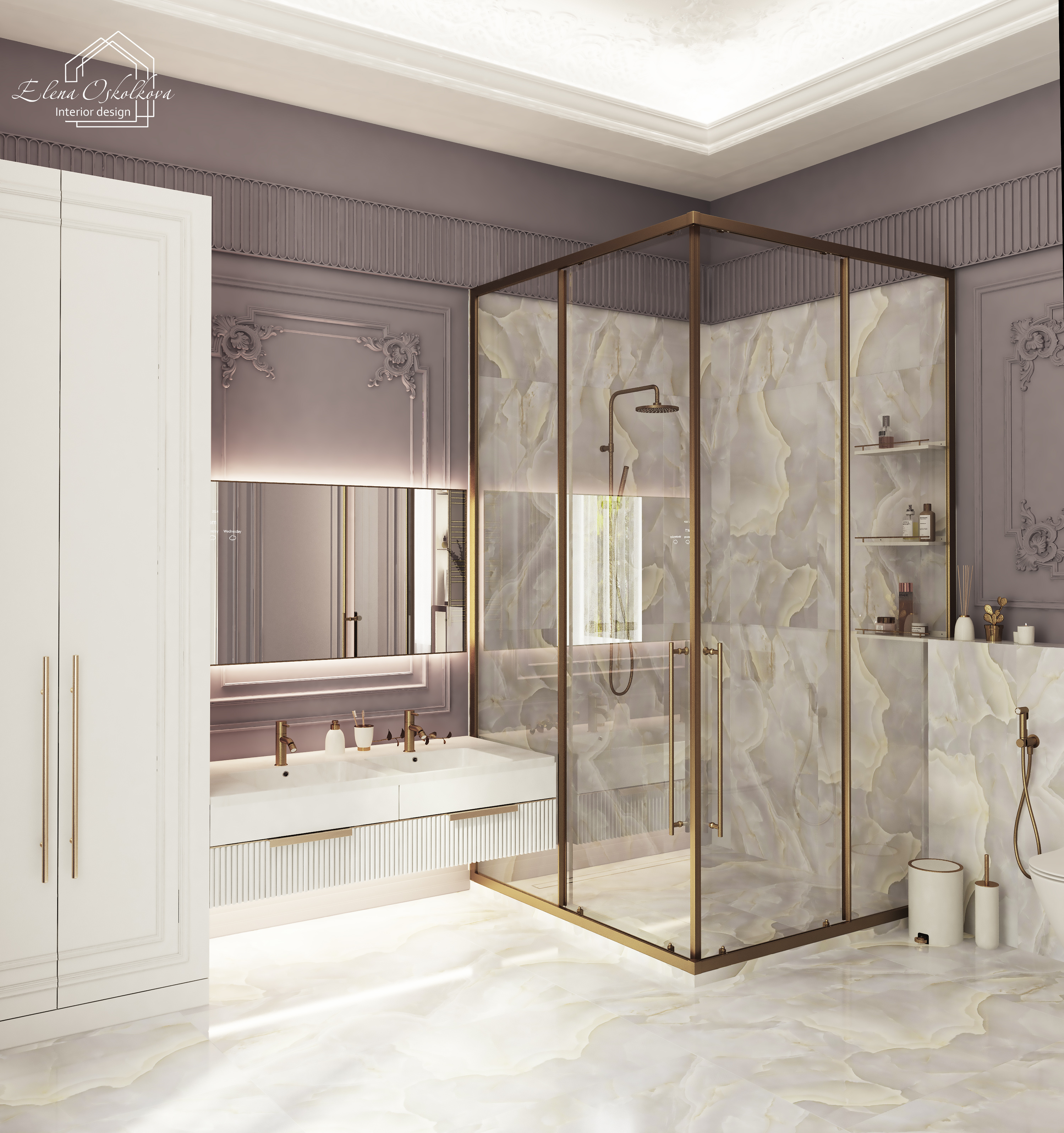 Душевая комната площадью 15,8 кв.м.