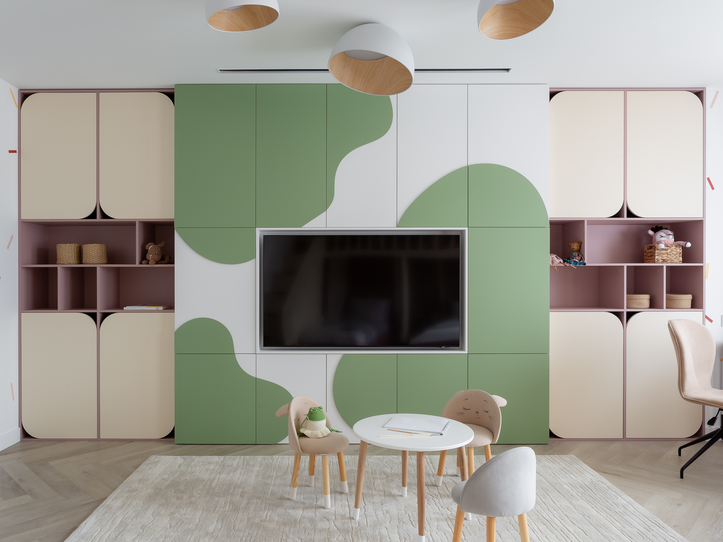 ЖК Клевер парк для Андрея и Натальи - реализованный интерьер