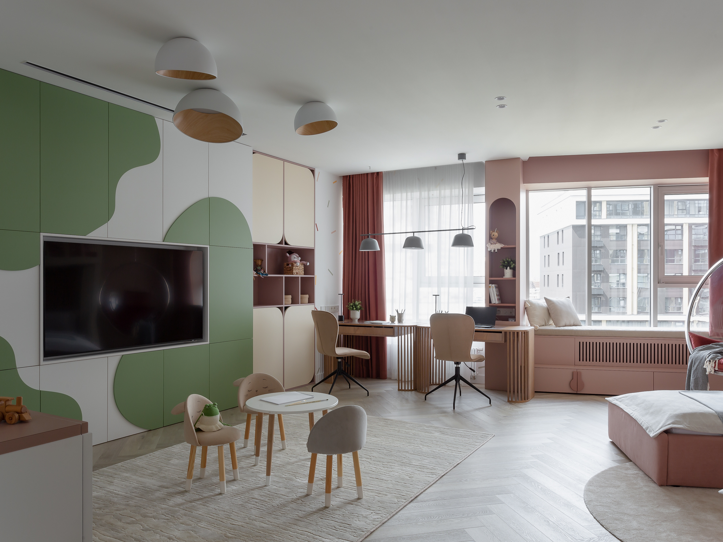 ЖК Клевер парк для Андрея и Натальи - реализованный интерьер