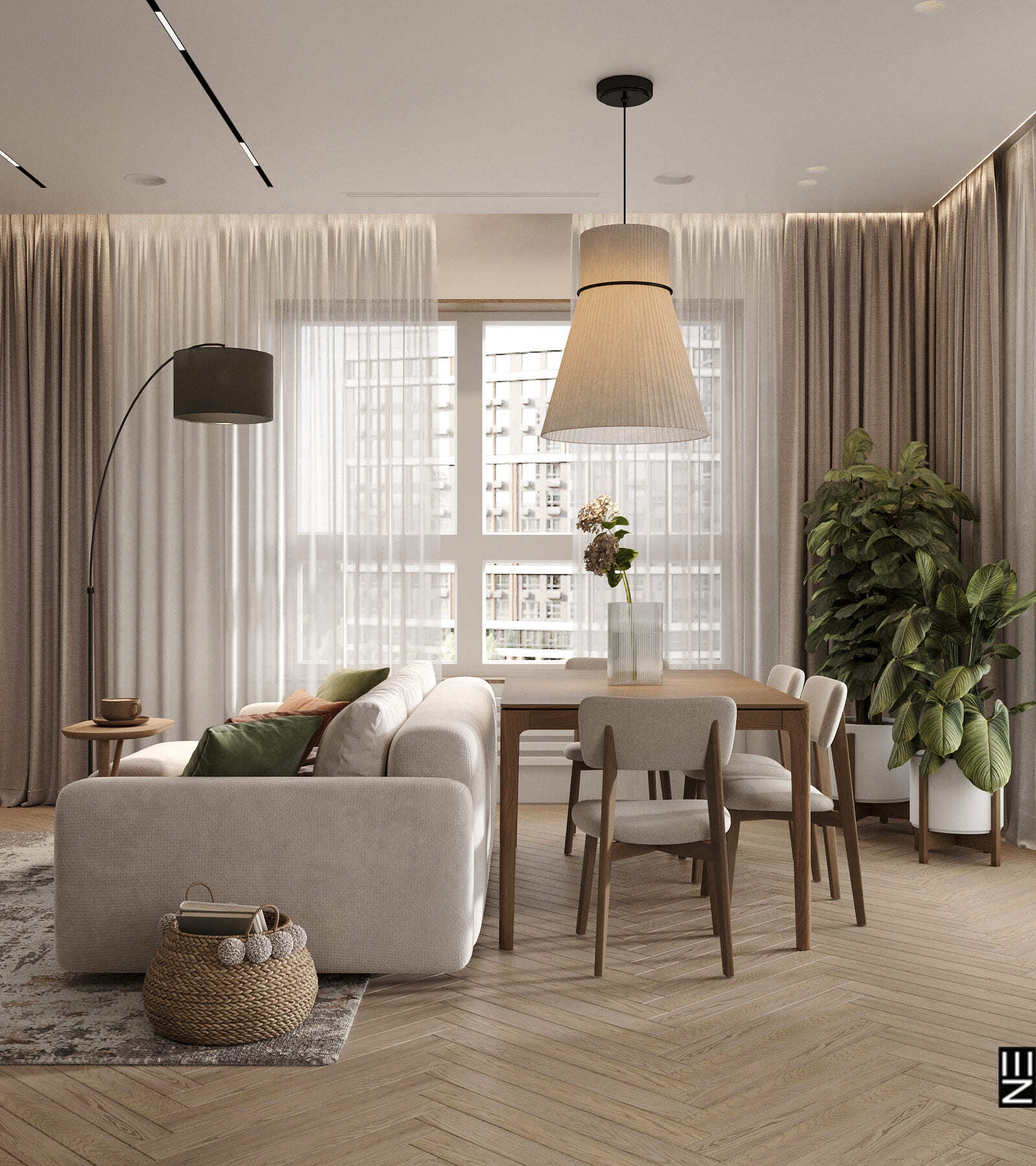 ЖК Клевер парк — квартира в скандинавском стиле