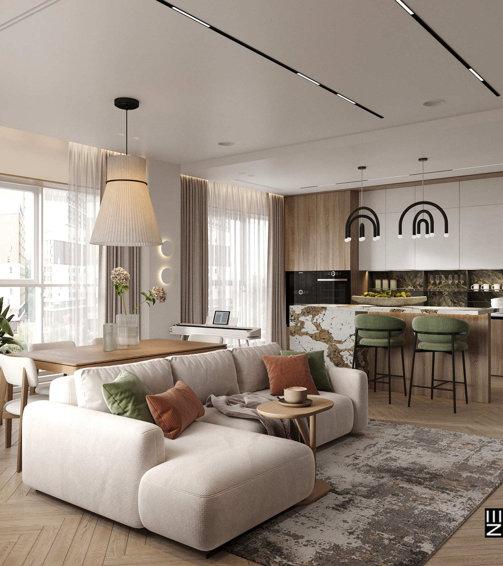 ЖК Клевер парк — квартира в скандинавском стиле