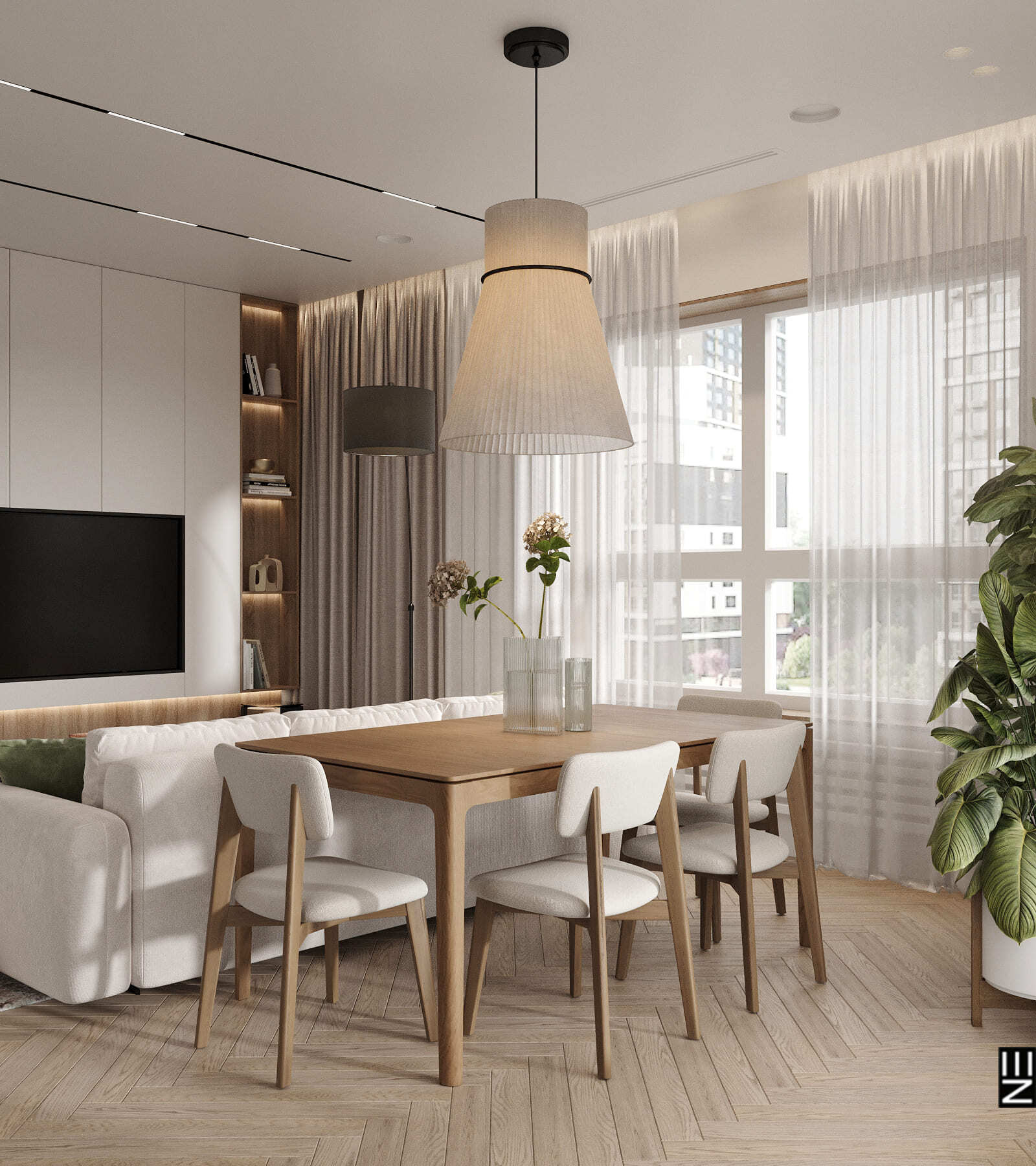 ЖК Клевер парк — квартира в скандинавском стиле