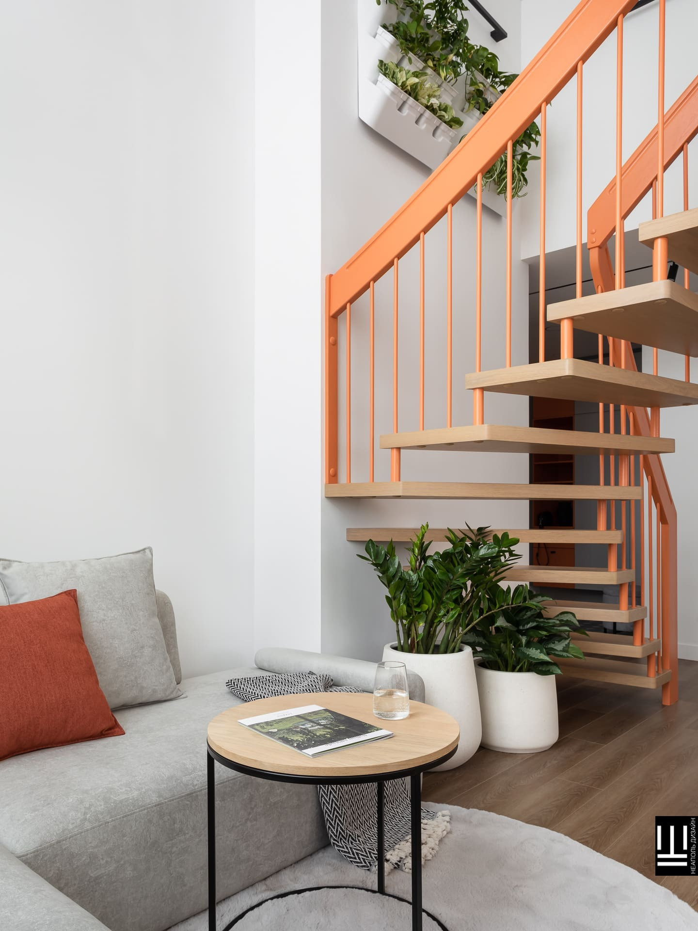 Двухуровневая квартира с характером | современный дизайн интерьера