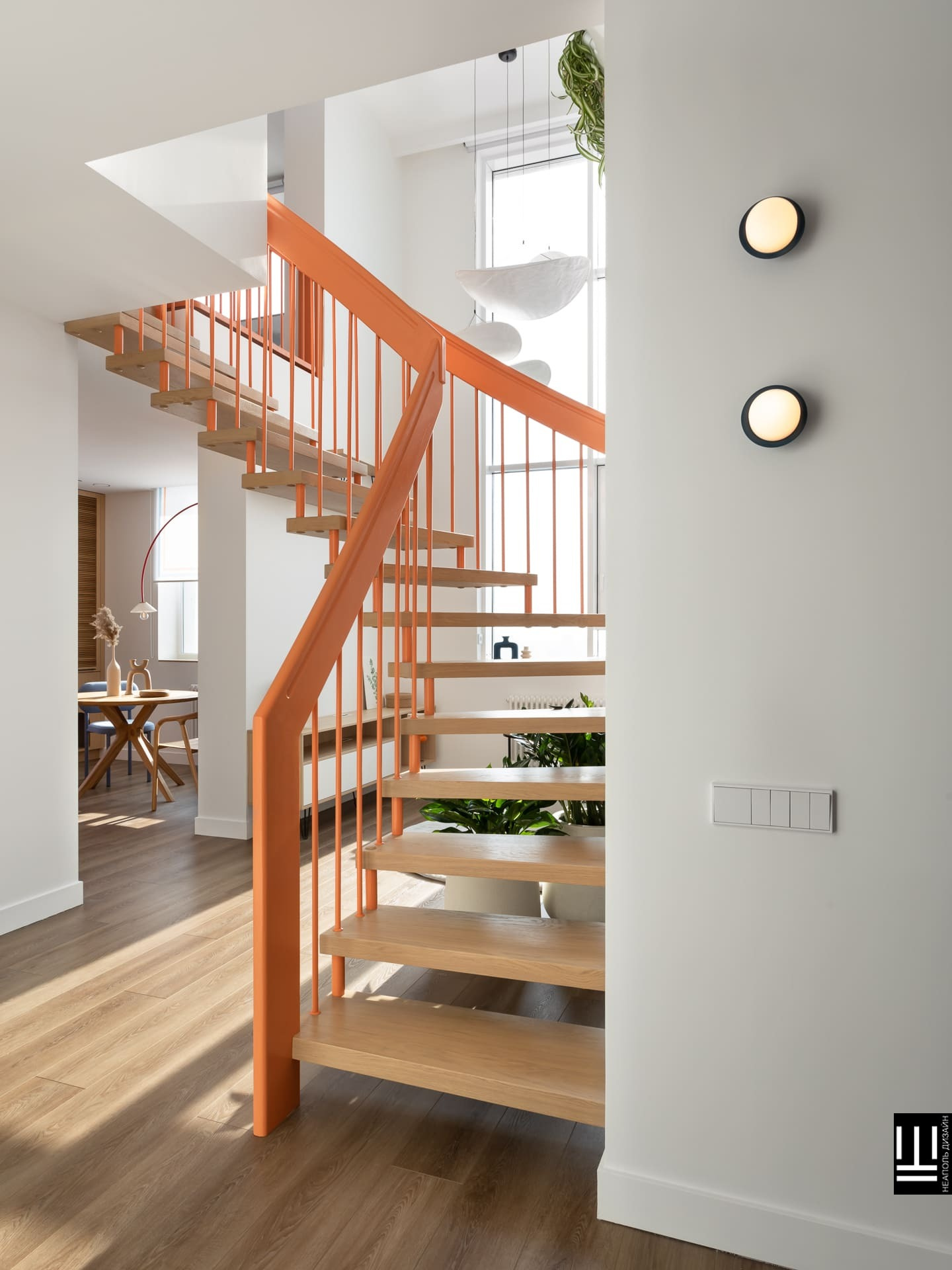 Двухуровневая квартира с характером | современный дизайн интерьера