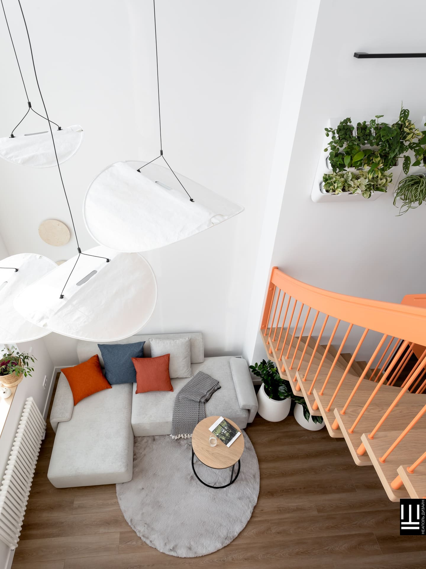 Двухуровневая квартира с характером | современный дизайн интерьера