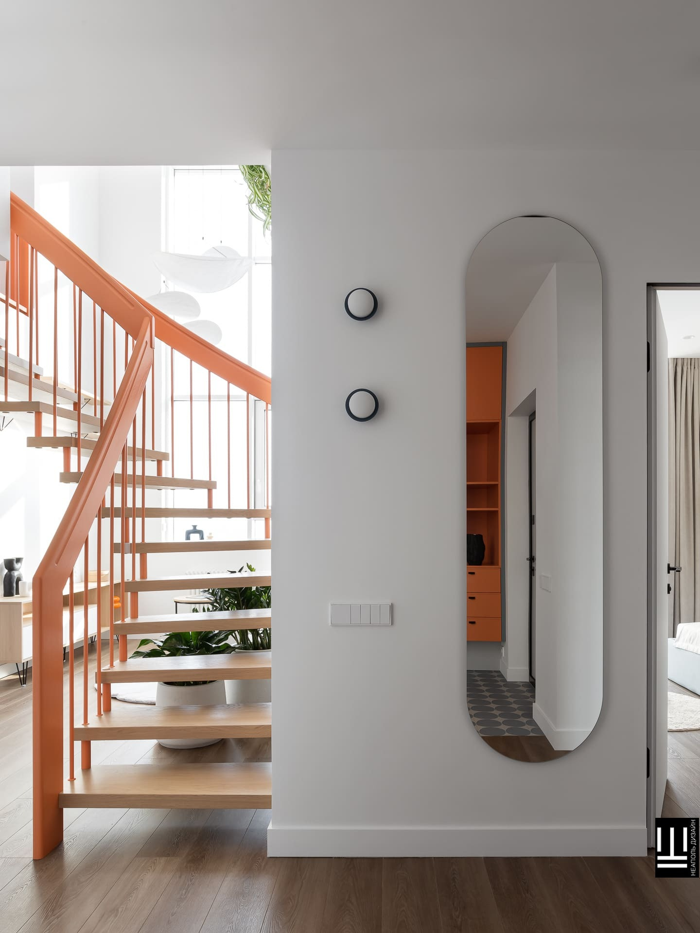 Двухуровневая квартира с характером | современный дизайн интерьера