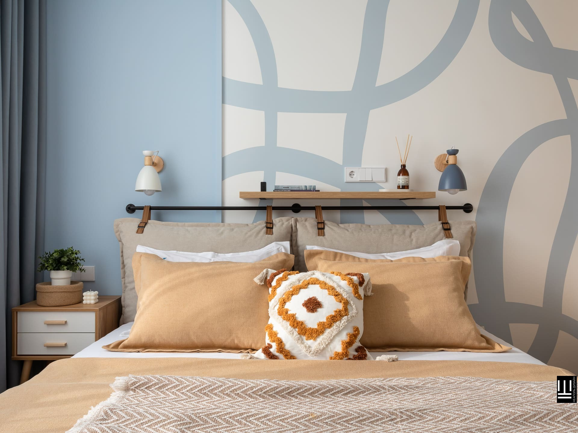 Двухуровневая квартира с характером | современный дизайн интерьера