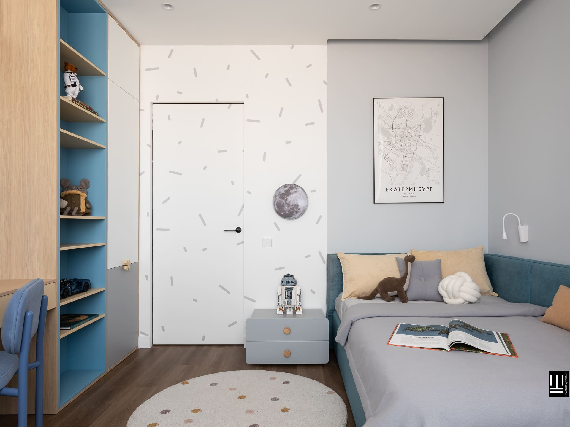 Двухуровневая квартира с характером | современный дизайн интерьера