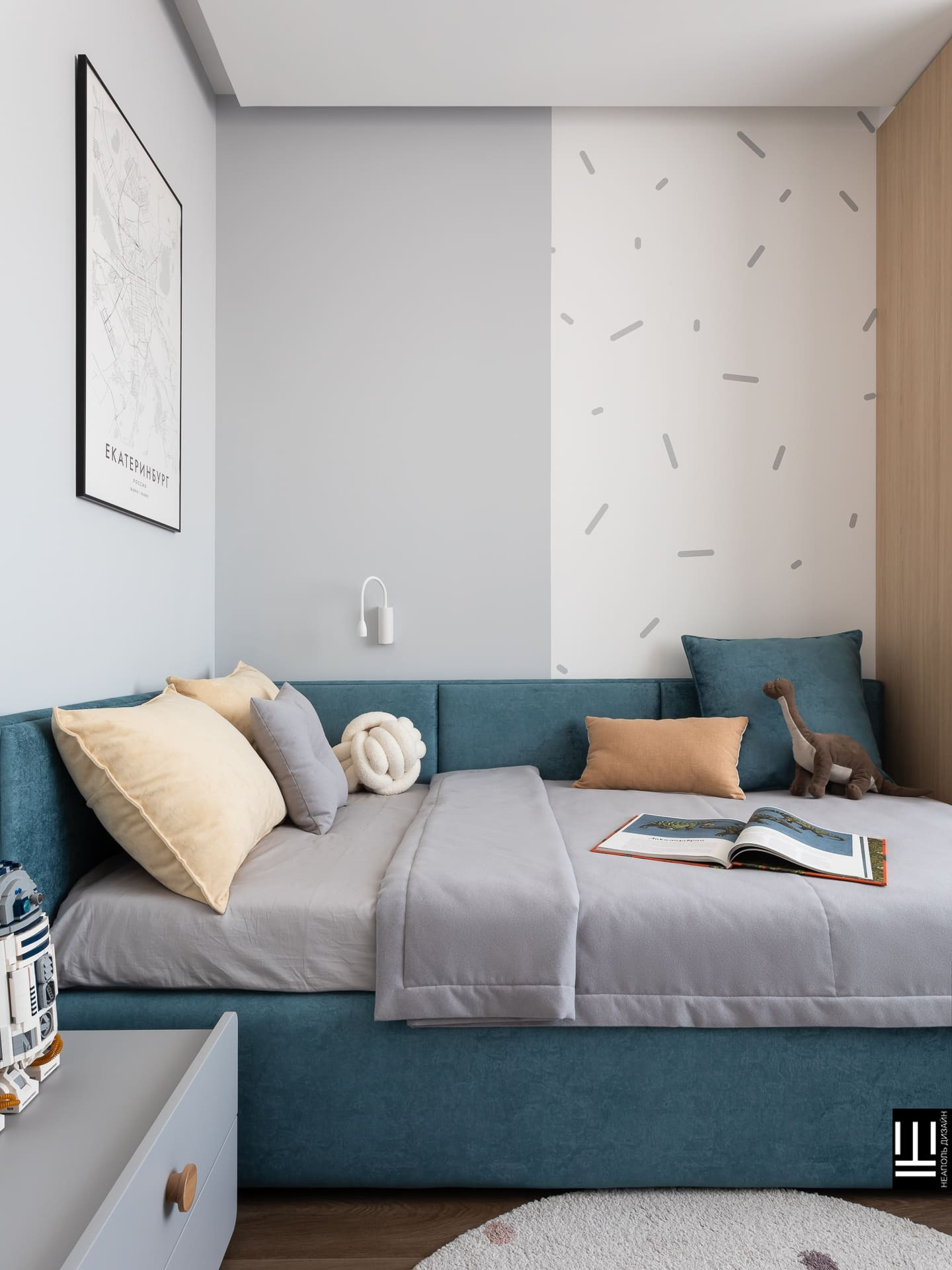 Двухуровневая квартира с характером | современный дизайн интерьера