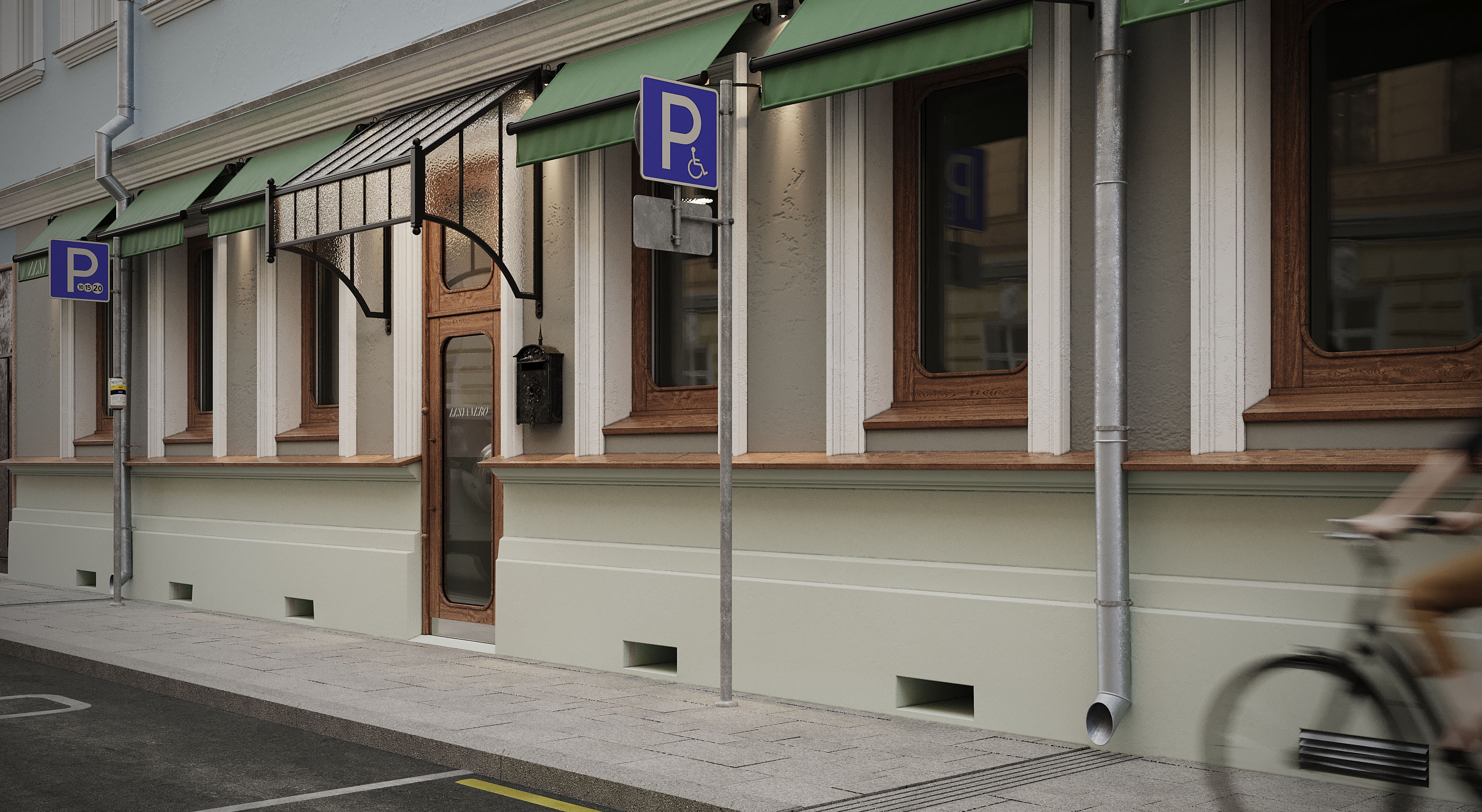 Визуализация дизайна фасада для ILD STUDIO