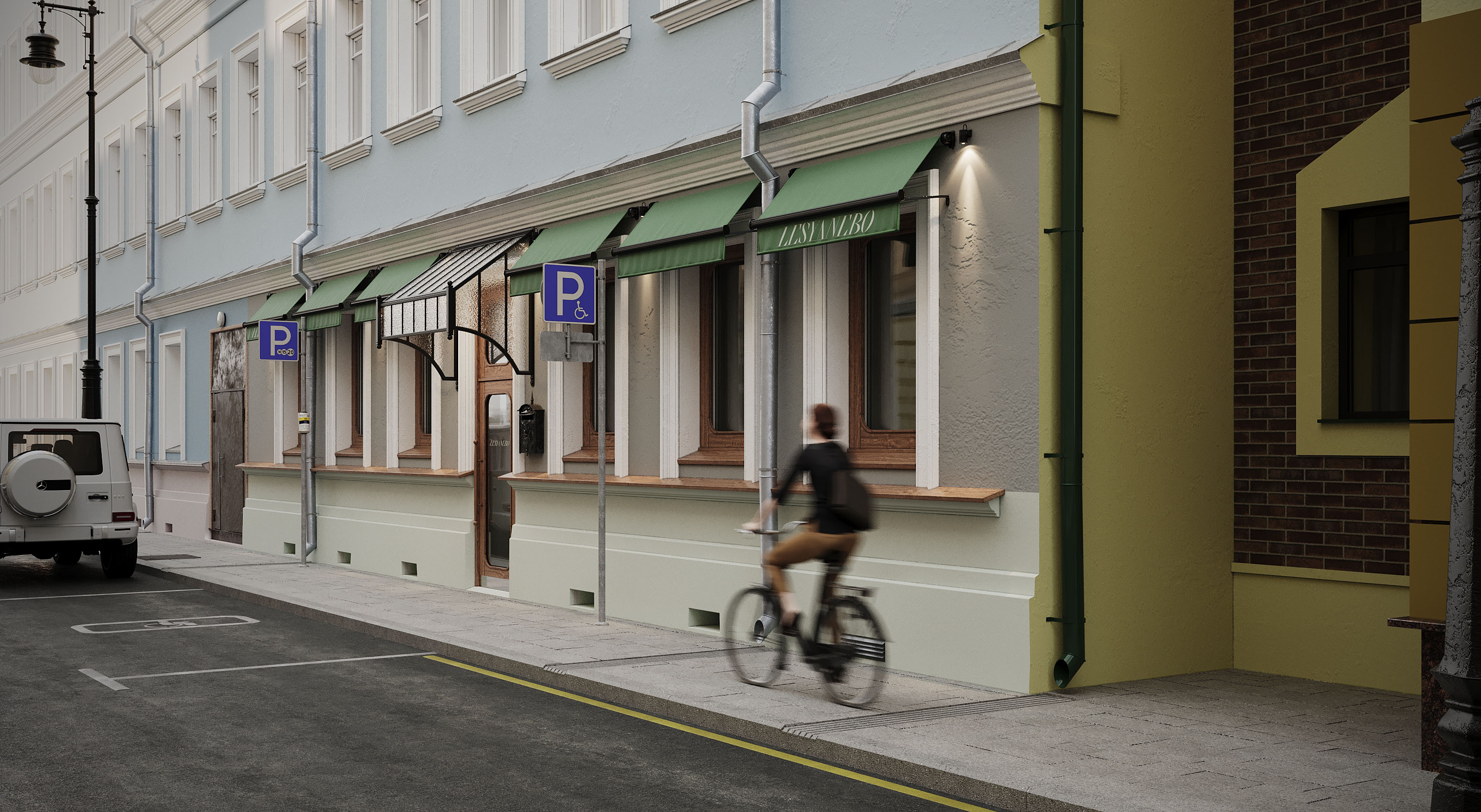 Визуализация дизайна фасада для ILD STUDIO