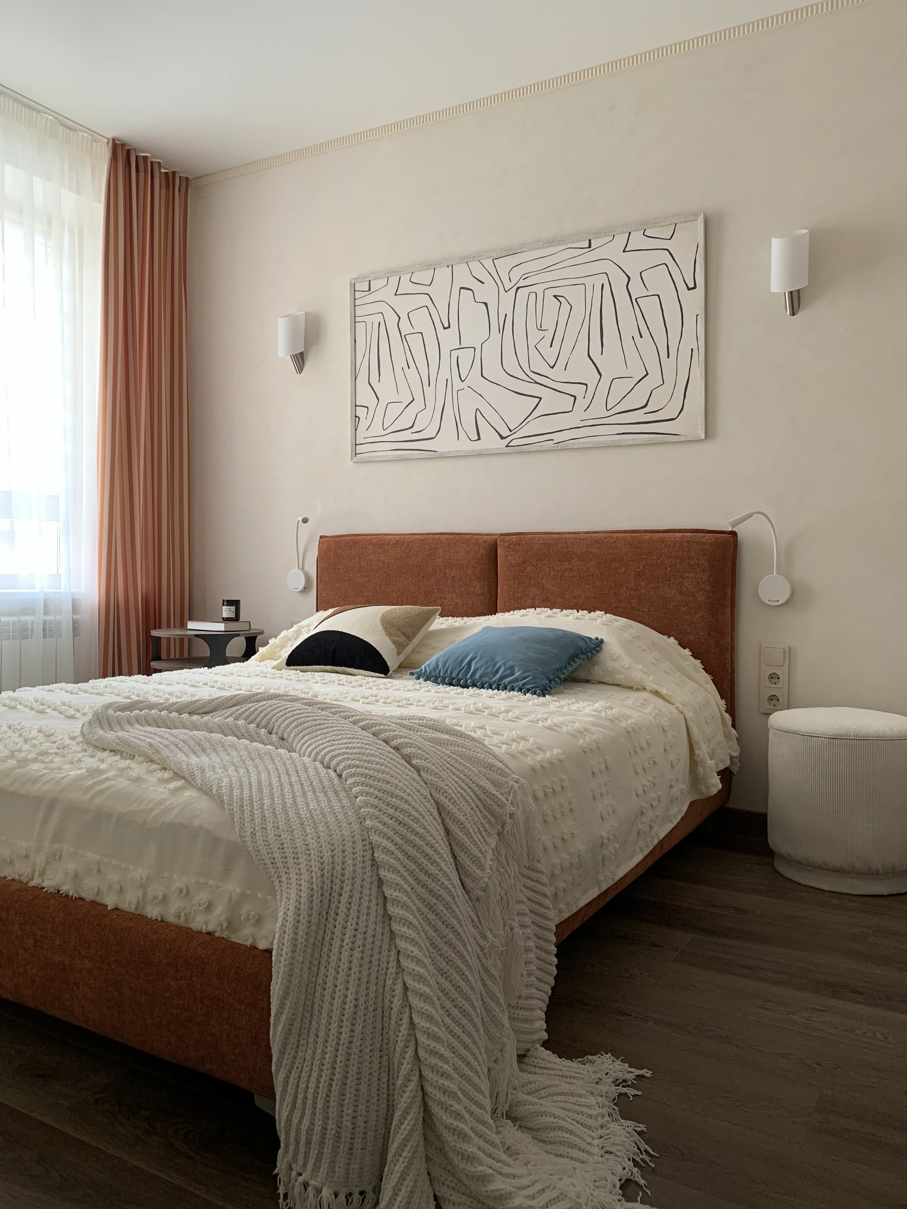 Реализованный проект квартиры-студии "Vis-à-vis"