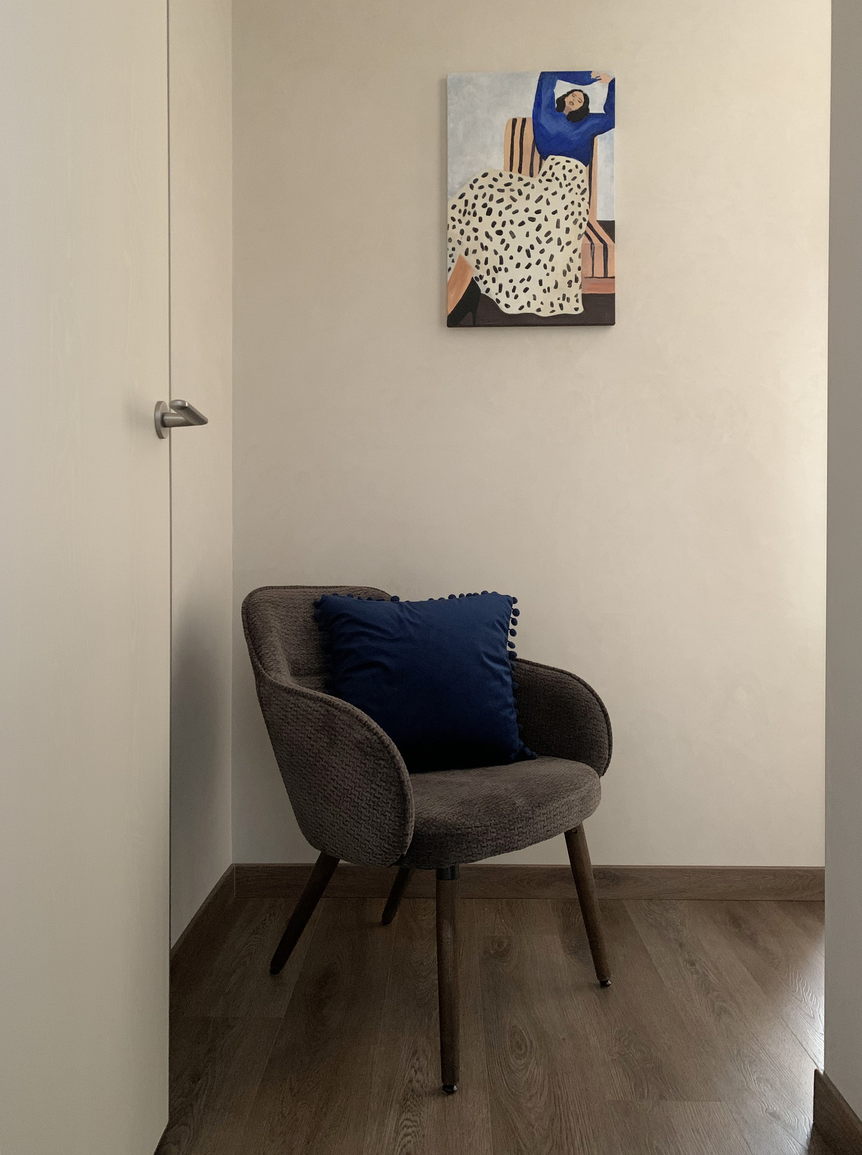 Реализованный проект квартиры-студии "Vis-à-vis"