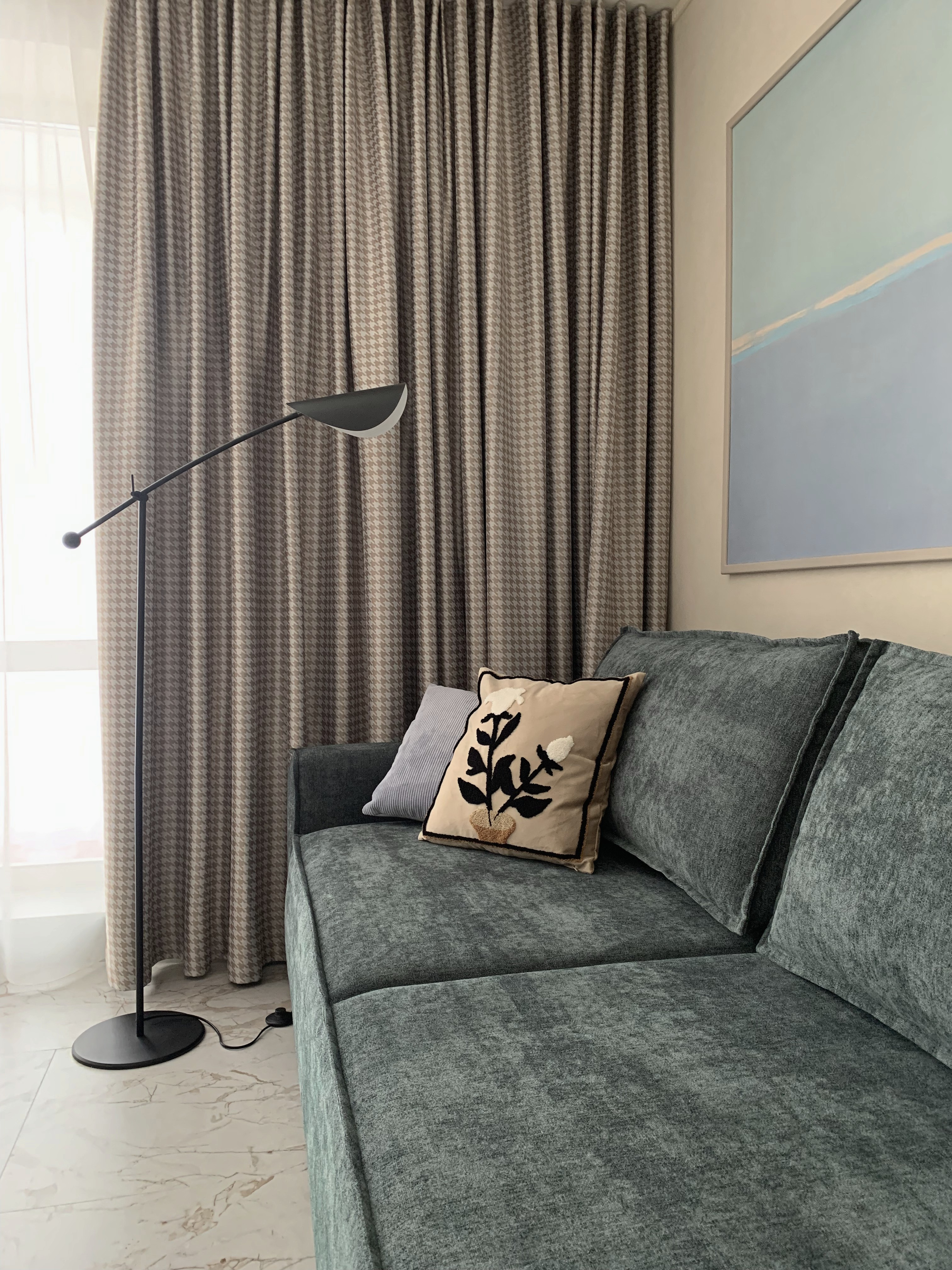 Реализованный проект квартиры-студии "Vis-à-vis"