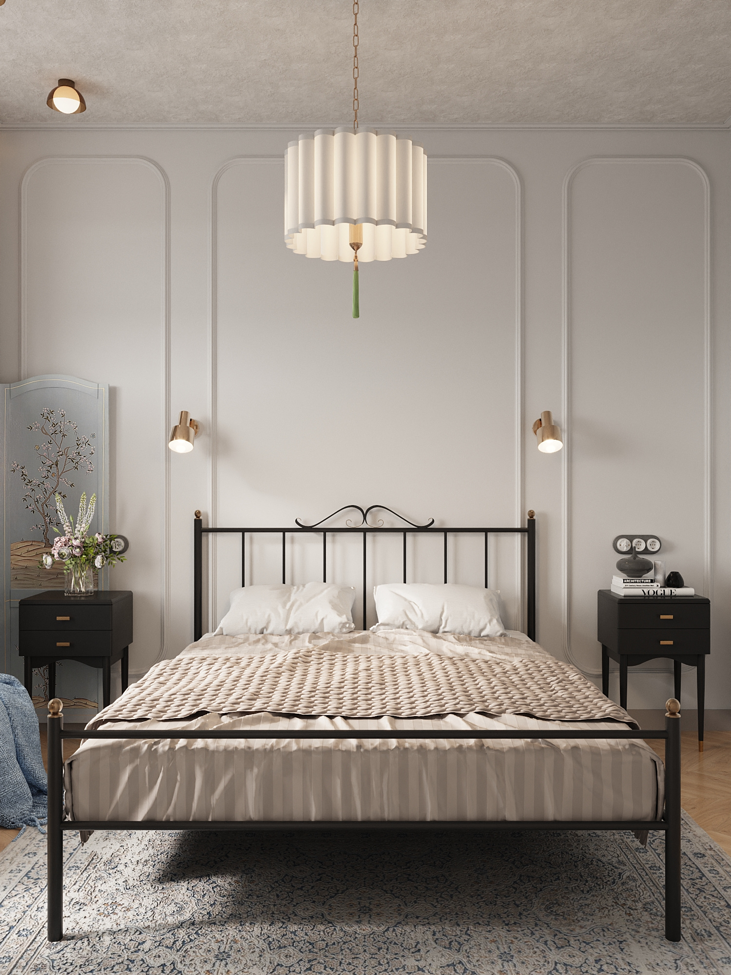 Проект в ЖК "Малоохтинский 68", mid century.