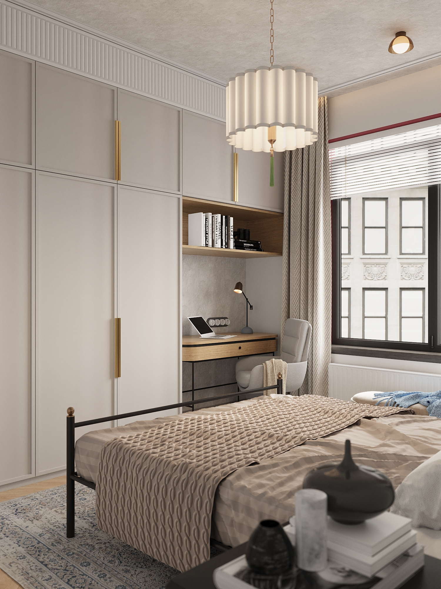 Проект в ЖК "Малоохтинский 68", mid century.