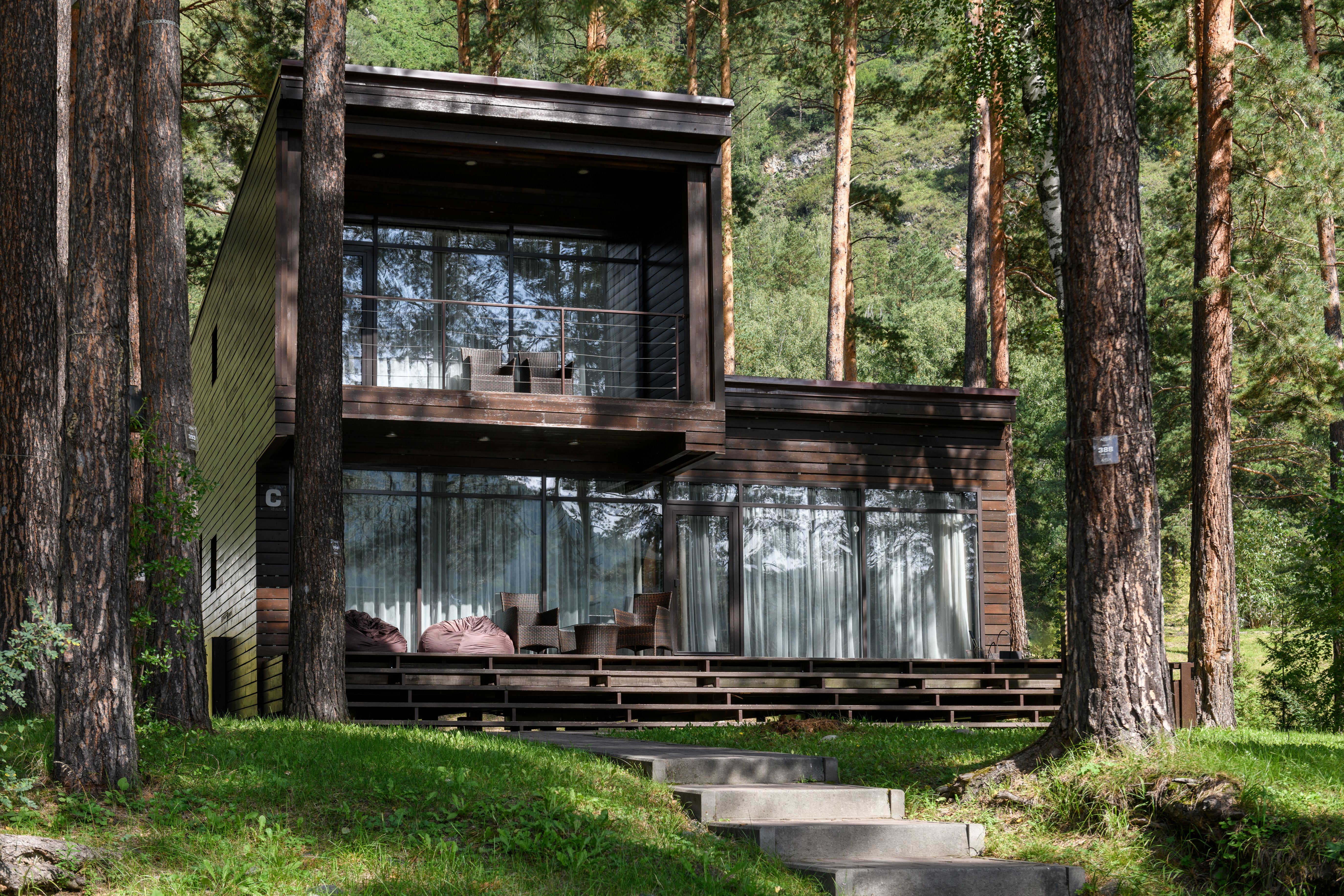 Коттеджи эко-отеля АлтикА