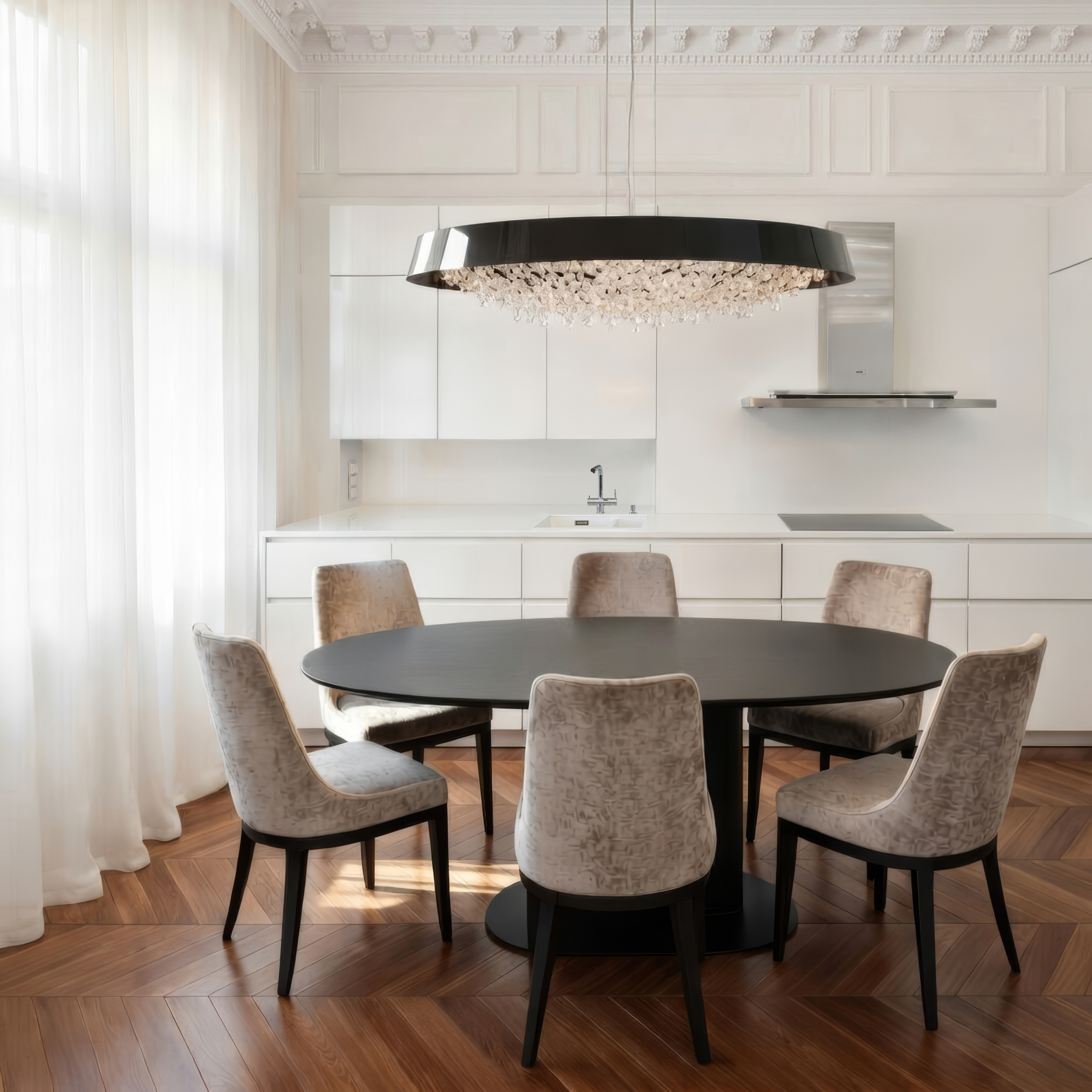 Квартира в центре Санкт-Петербурга. Фотографии реализованного проекта.