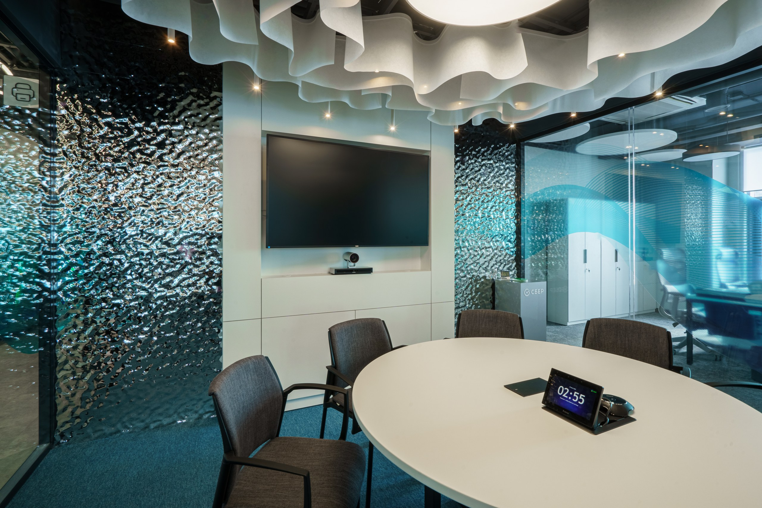 "Северное сияние" — новый облик офиса Сбербанка в Архангельске!
