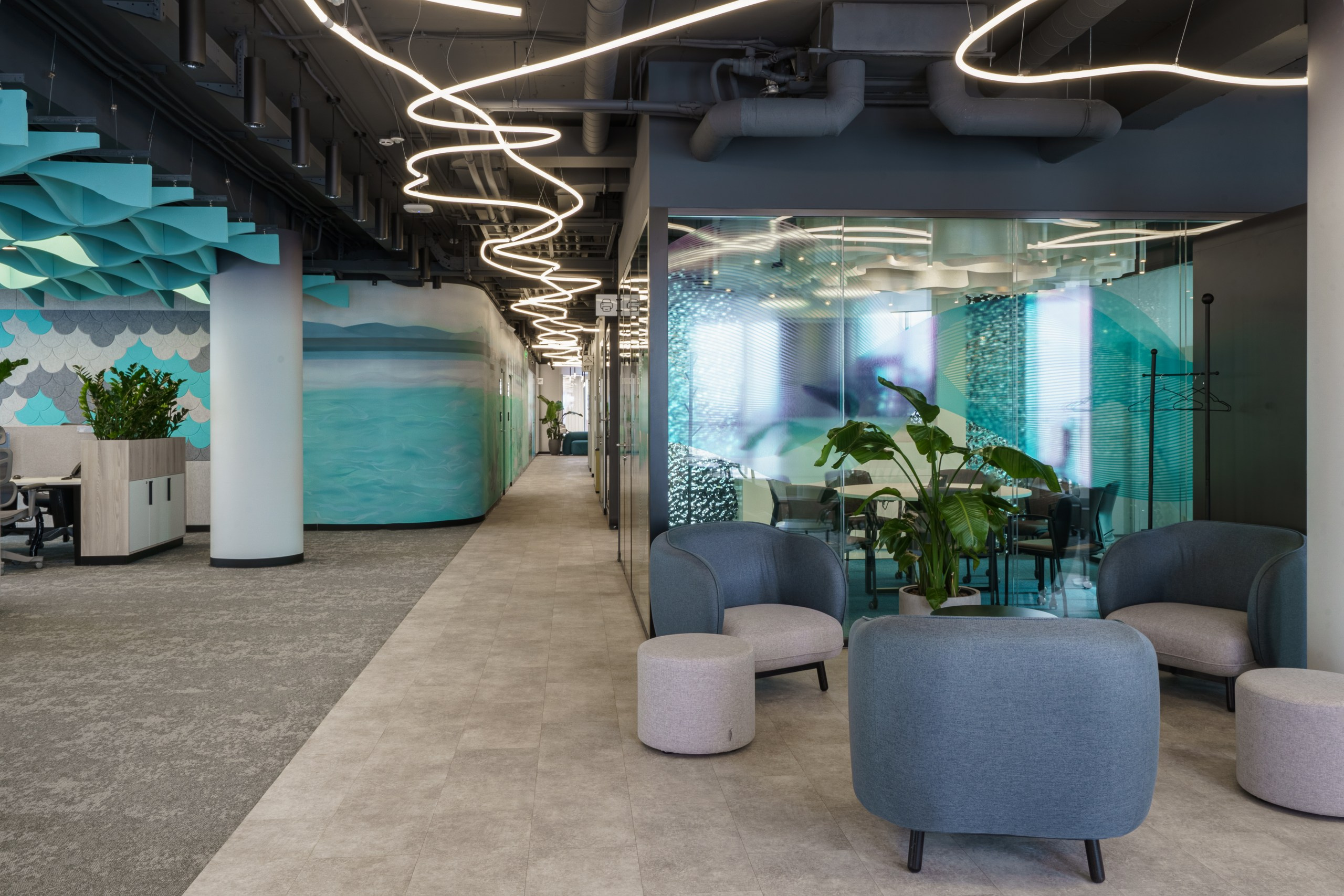 "Северное сияние" — новый облик офиса Сбербанка в Архангельске!