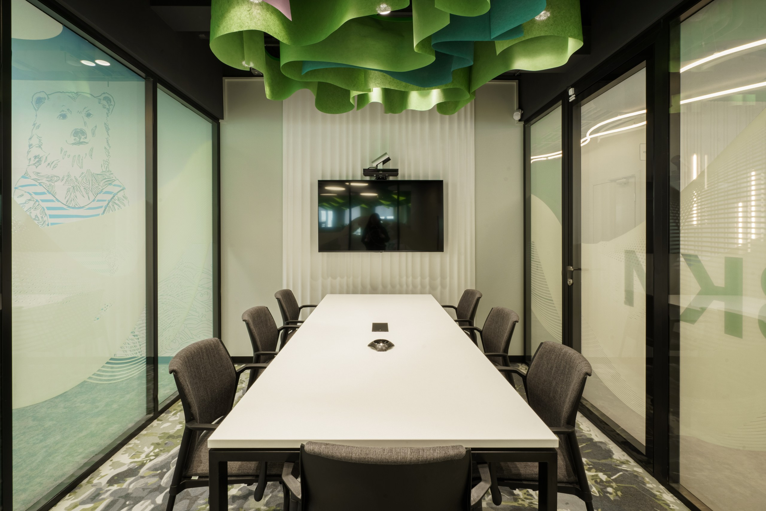 "Северное сияние" — новый облик офиса Сбербанка в Архангельске!