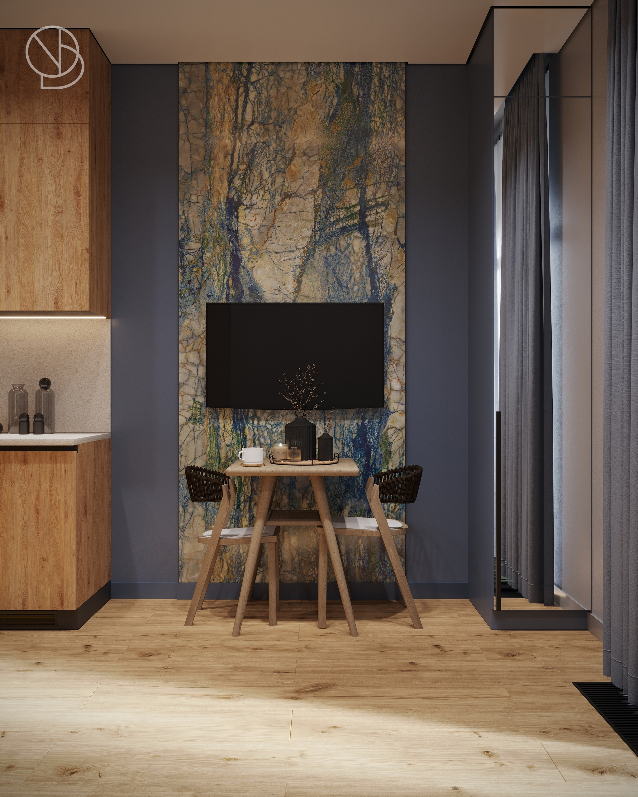 Обложка проекта: Дизайн-проект квартиры #98_ONE_D