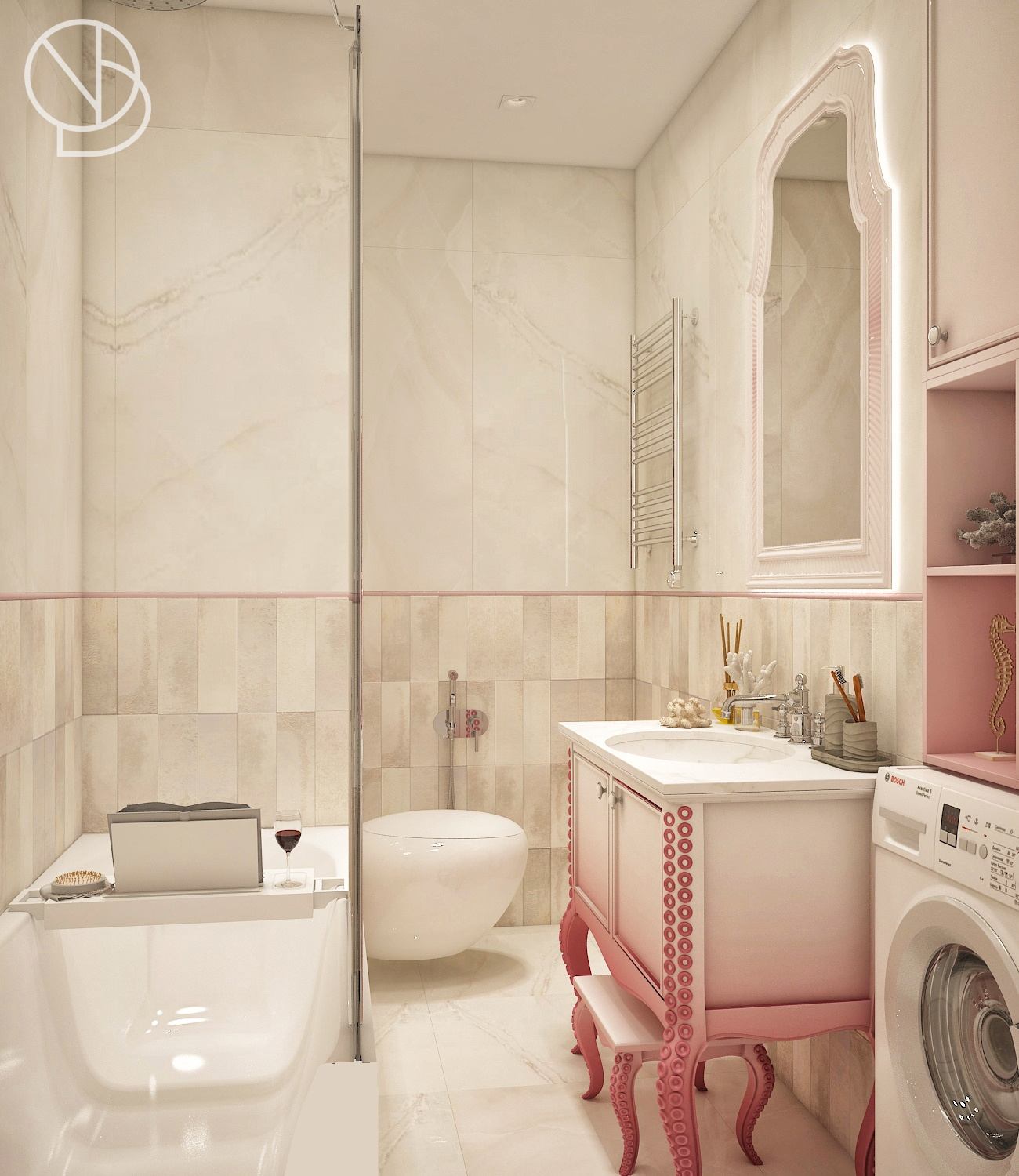 Проект квартиры для отдыха «Английский берег»