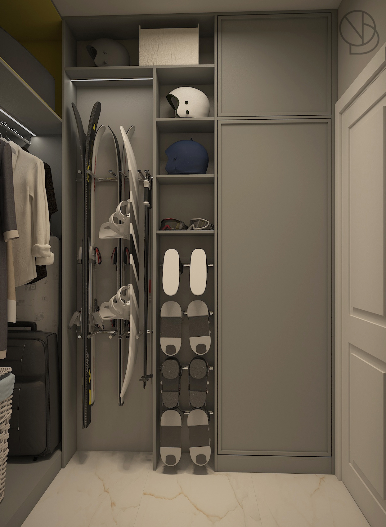 Проект квартиры для отдыха «Английский берег»