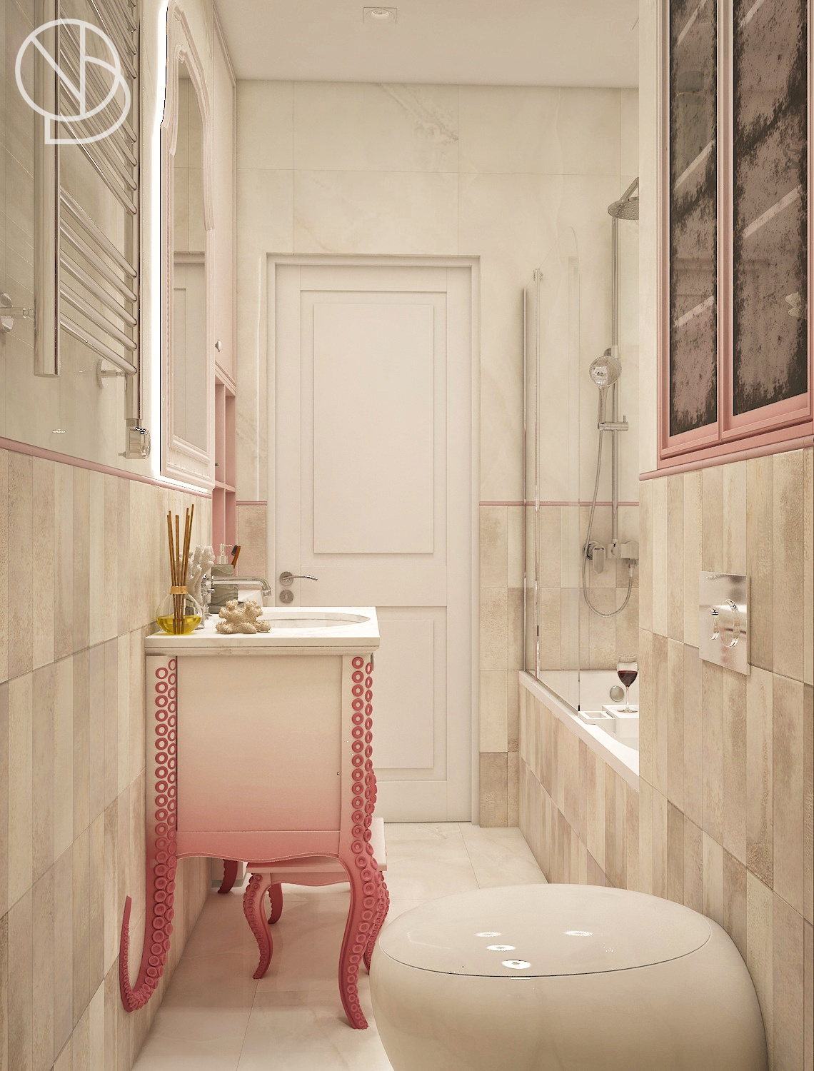 Проект квартиры для отдыха «Английский берег»