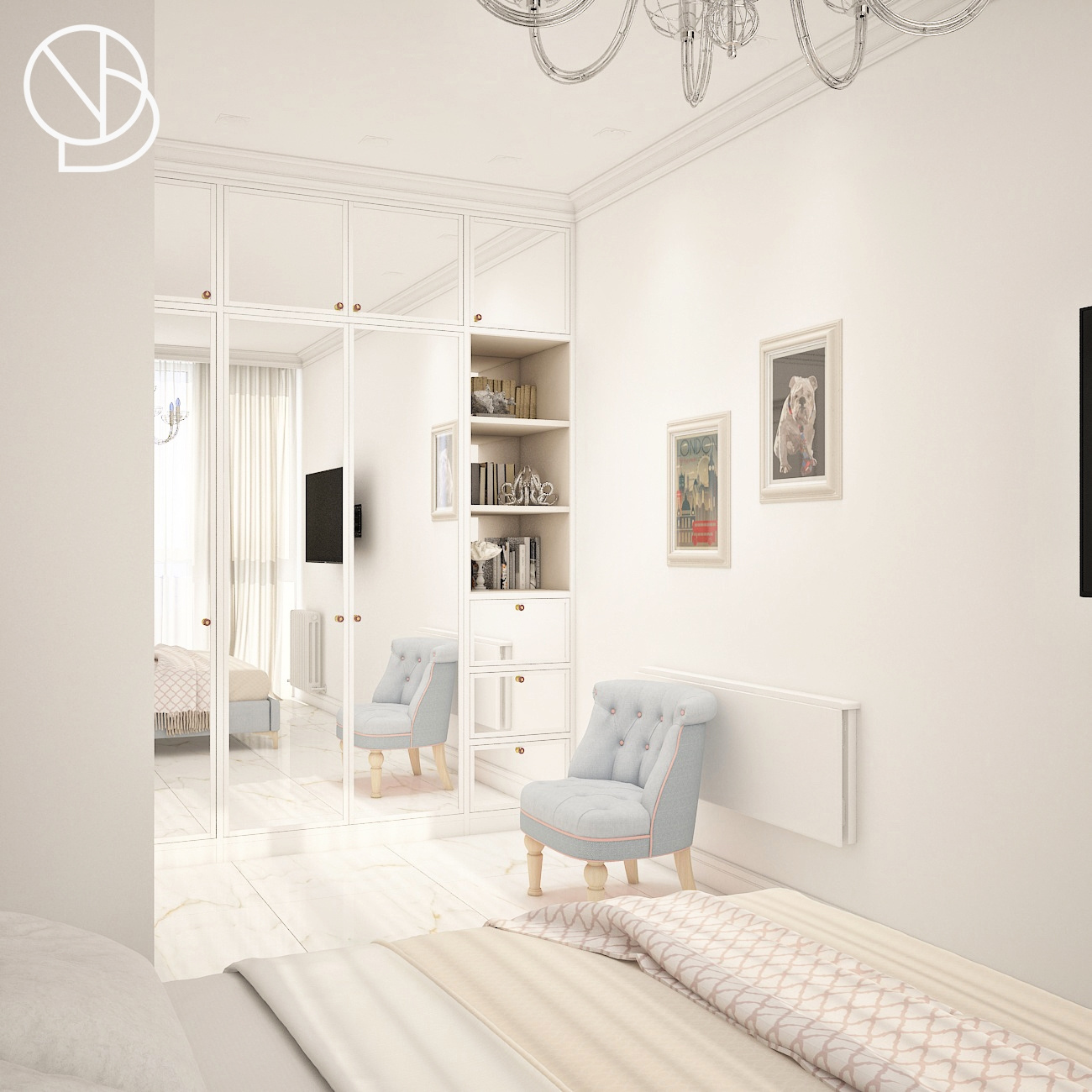 Проект квартиры для отдыха «Английский берег»